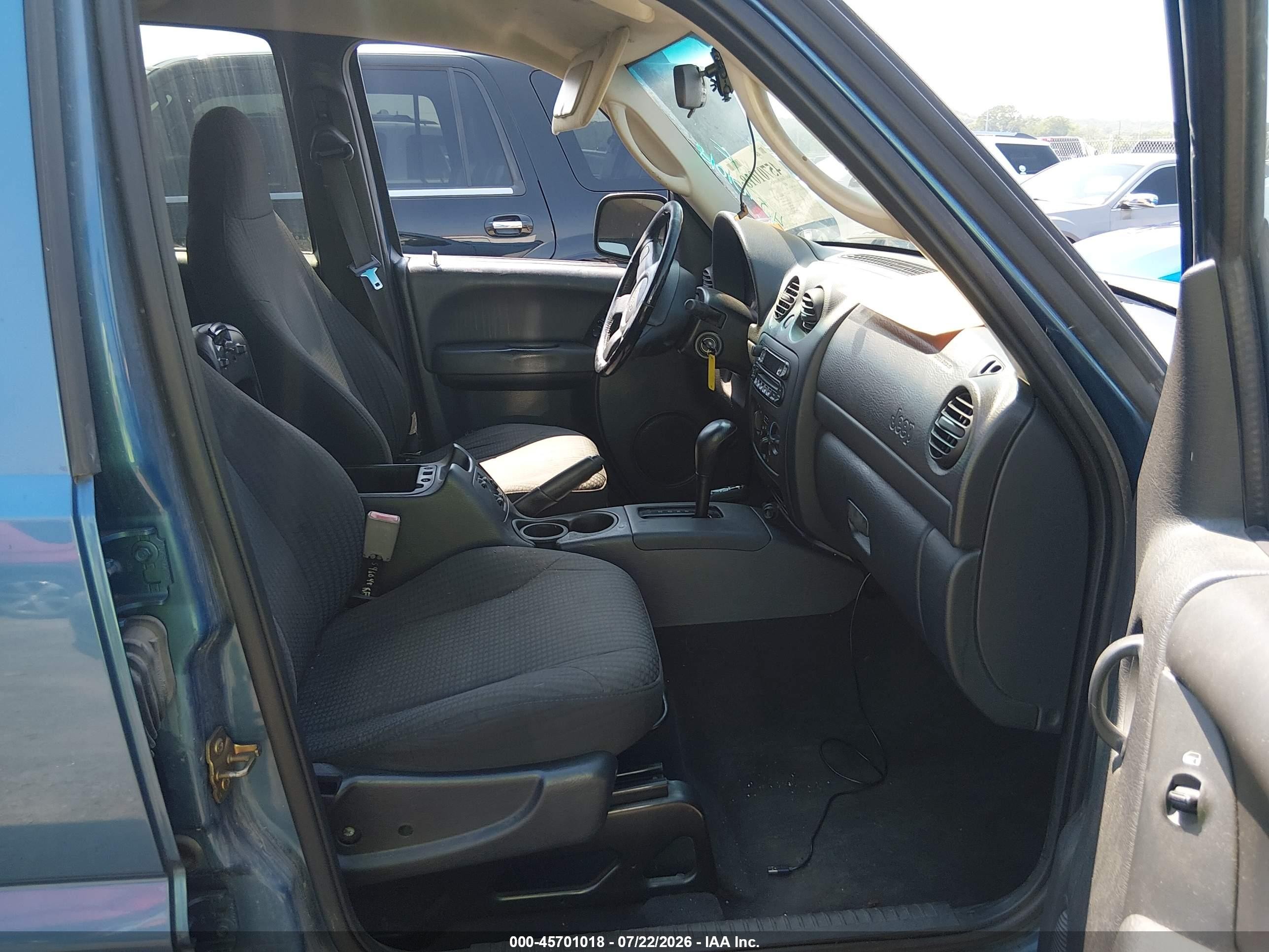 2003 Jeep Liberty Sport Blue vin: 1J4GL48K83W711380