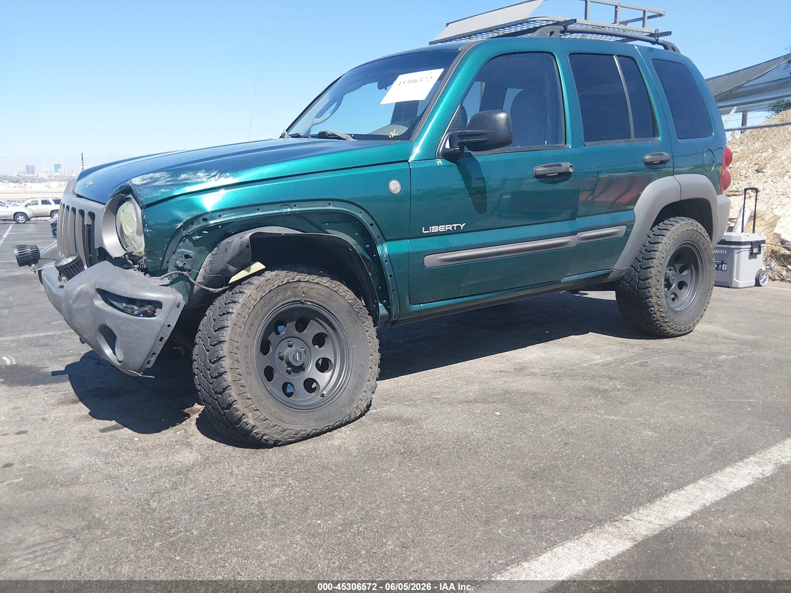2004 Jeep Liberty Sport Green vin: 1J4GL48K84W205727
