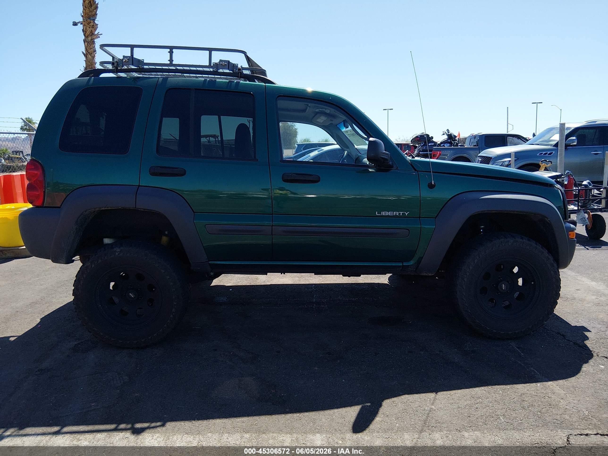 2004 Jeep Liberty Sport Green vin: 1J4GL48K84W205727