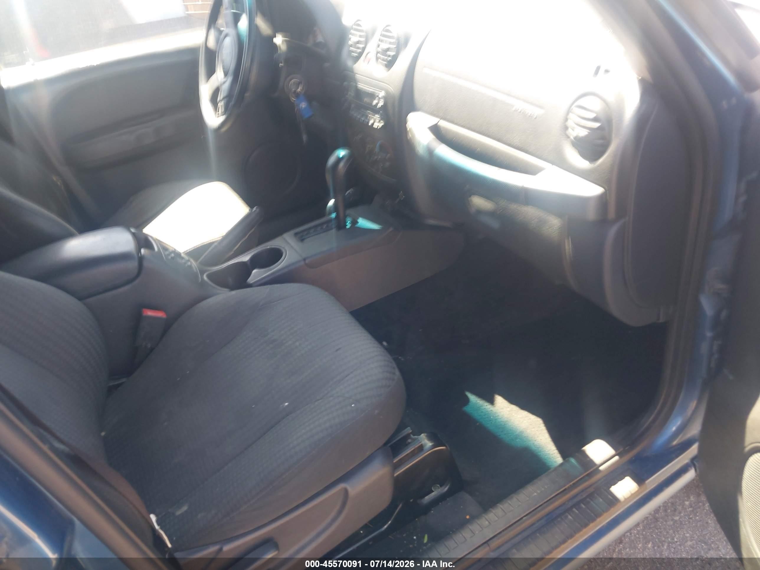 2004 Jeep Liberty Sport Blue vin: 1J4GL48K84W245306