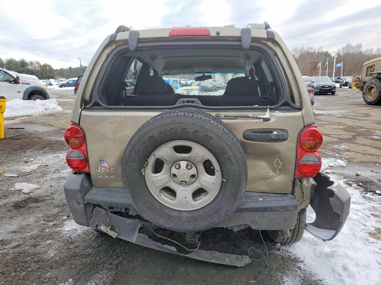 2004 Jeep Liberty Sport Gray vin: 1J4GL48K84W247699