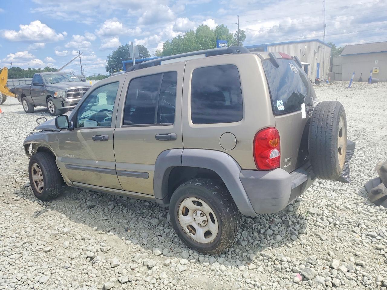 2004 Jeep Liberty Sport Золотой vin: 1J4GL48K84W257360