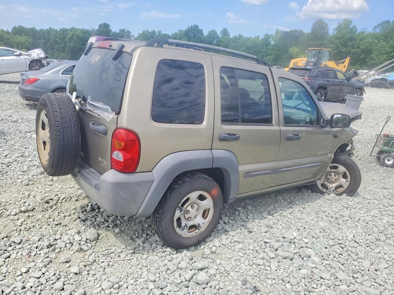 2004 Jeep Liberty Sport Золотой vin: 1J4GL48K84W257360