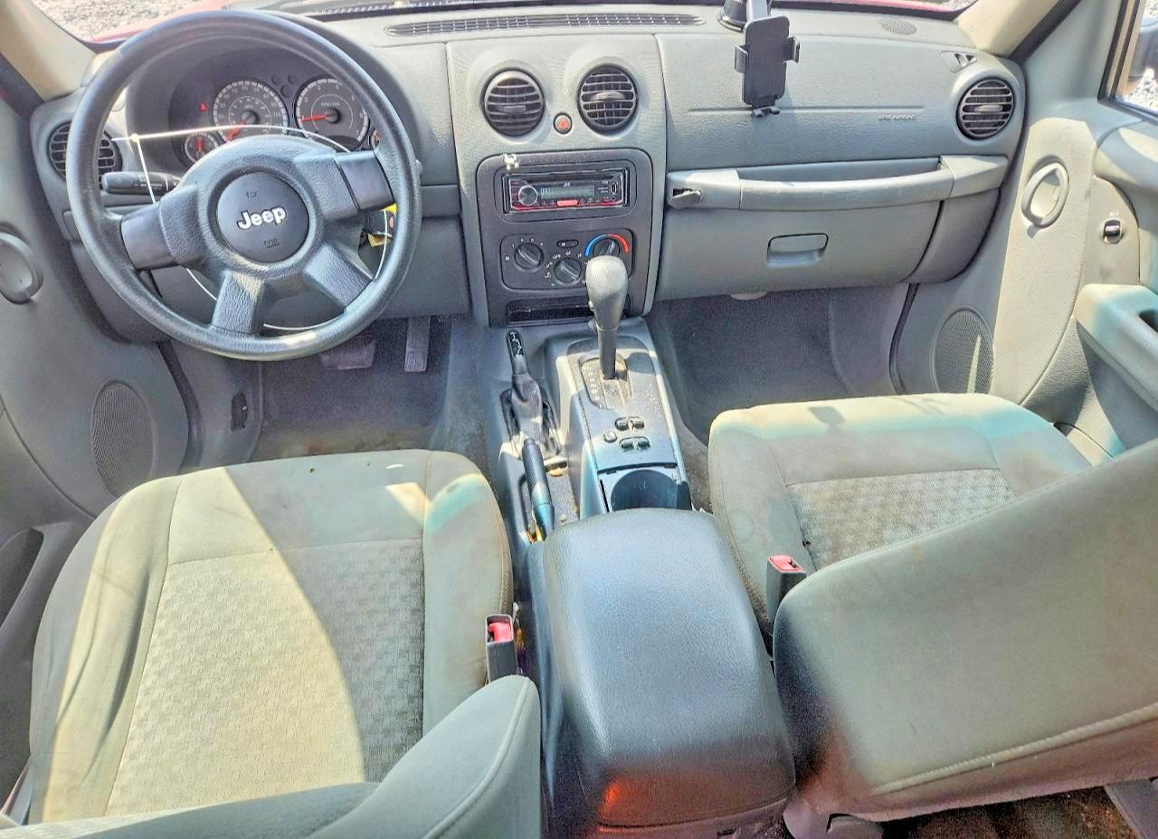 2005 Jeep Liberty Sport Red vin: 1J4GL48K85W572886
