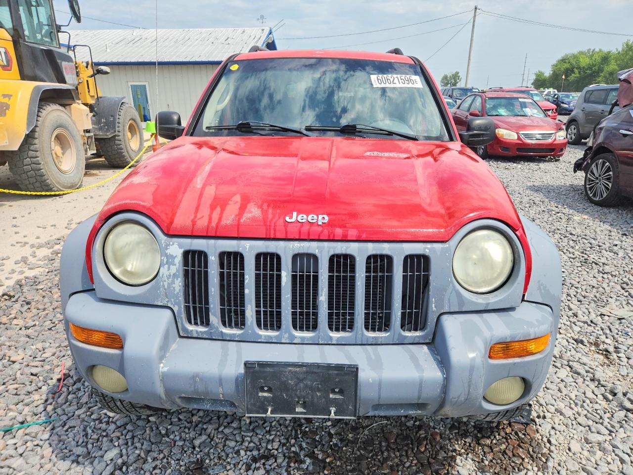 2005 Jeep Liberty Sport Red vin: 1J4GL48K85W572886