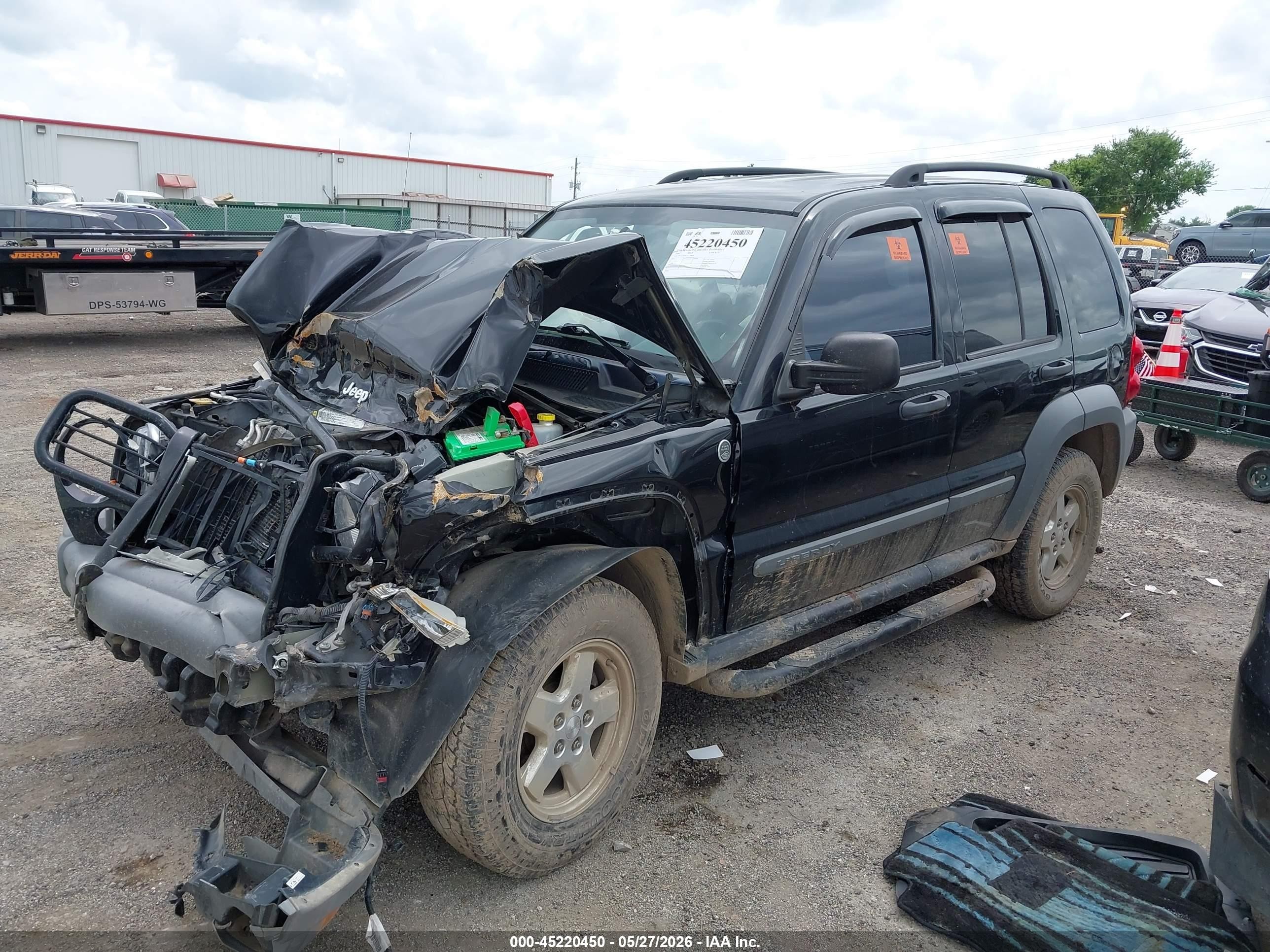 2006 Jeep Liberty Sport Black vin: 1J4GL48K86W149890