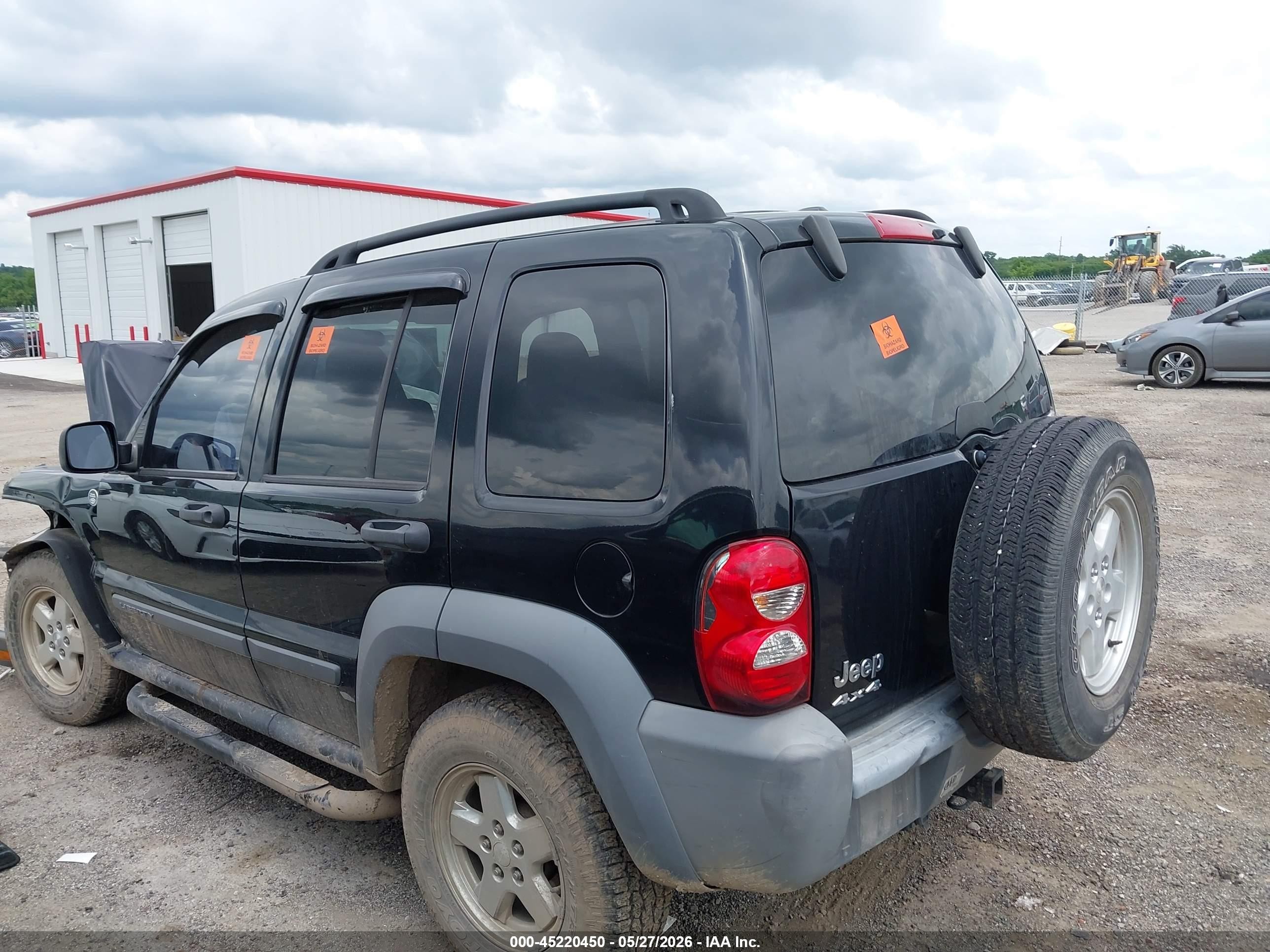 2006 Jeep Liberty Sport Black vin: 1J4GL48K86W149890