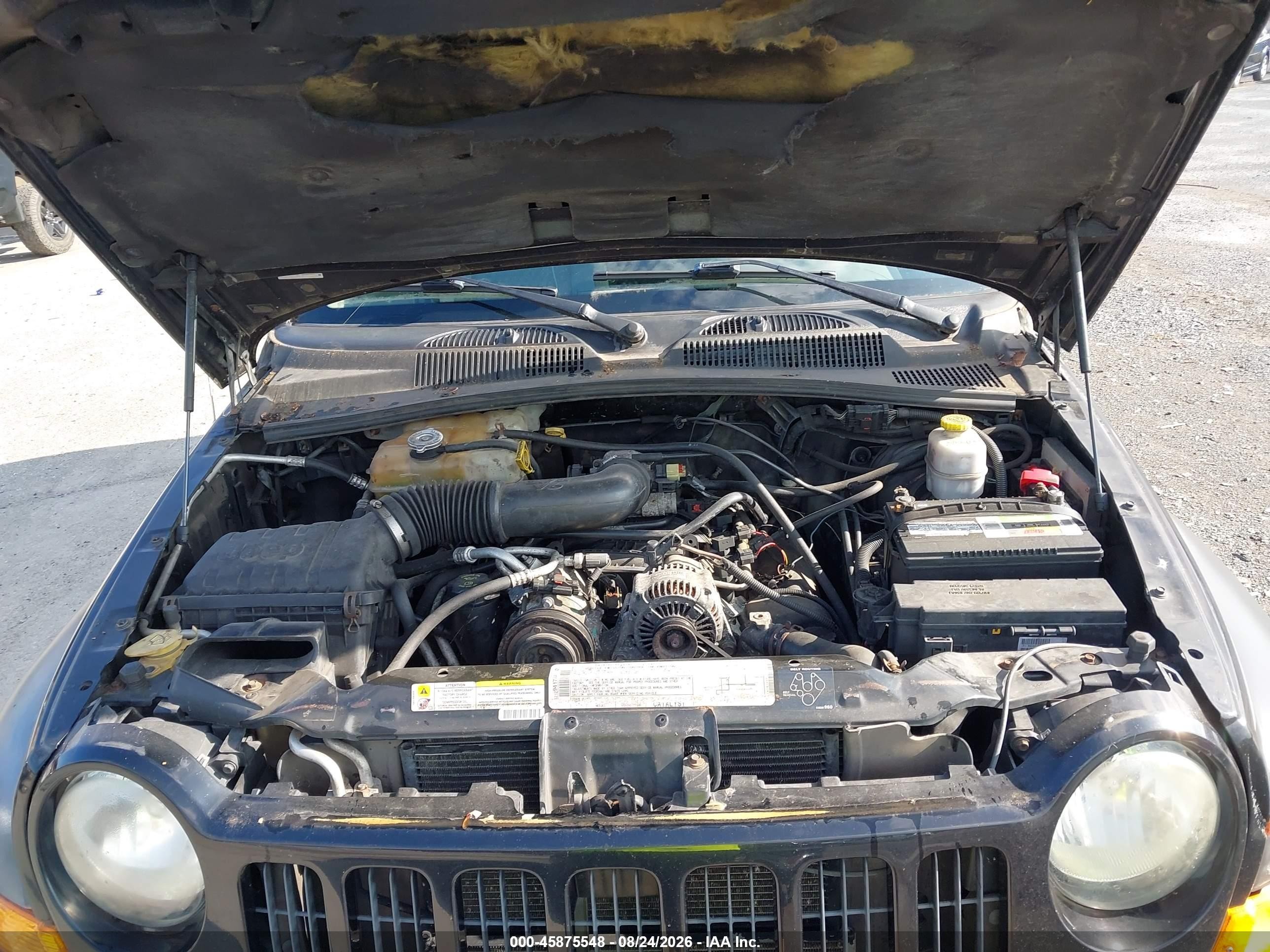 2006 Jeep Liberty Sport Черный vin: 1J4GL48K86W182405