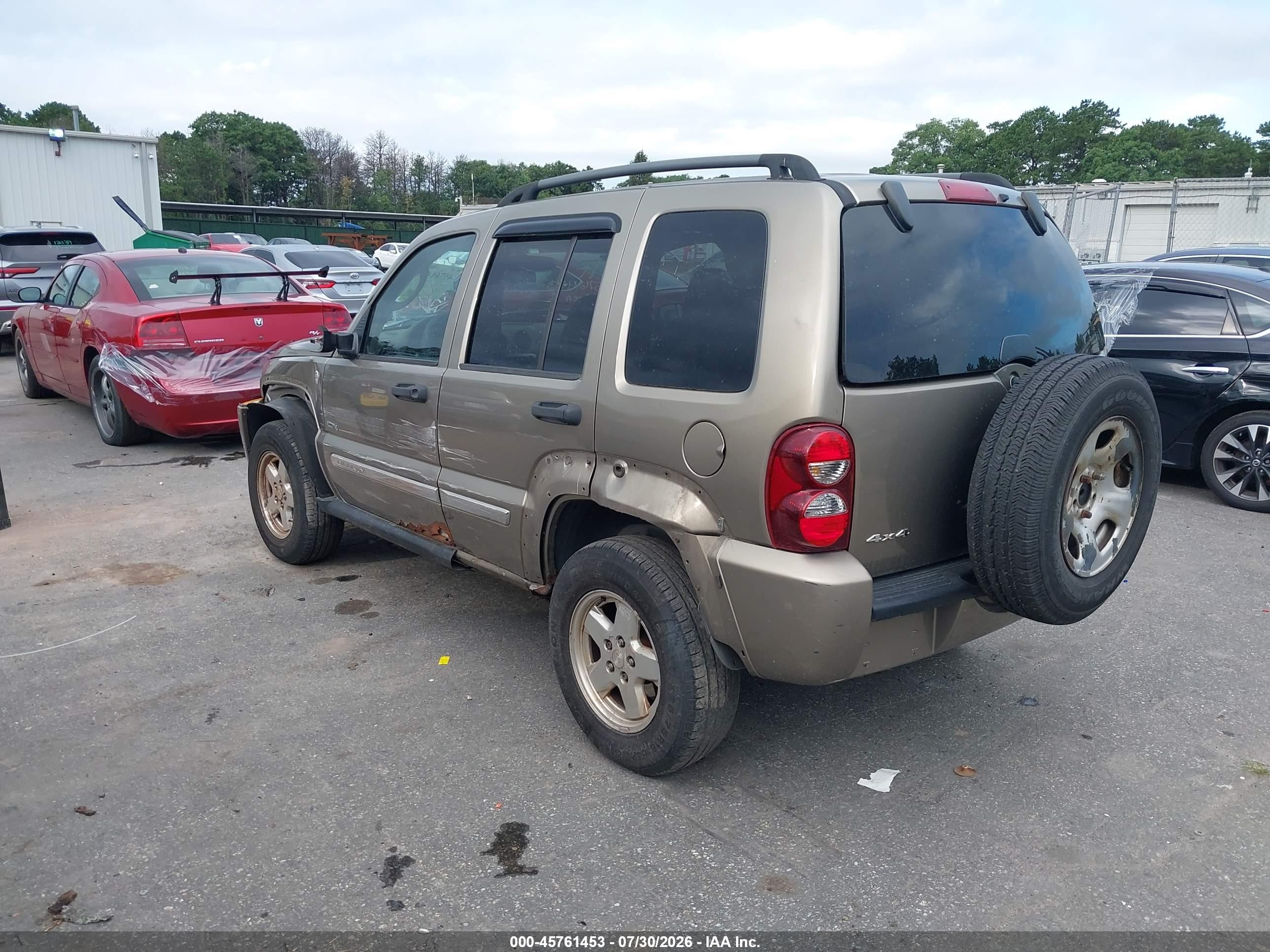 2006 Jeep Liberty Sport Beige vin: 1J4GL48K86W210137