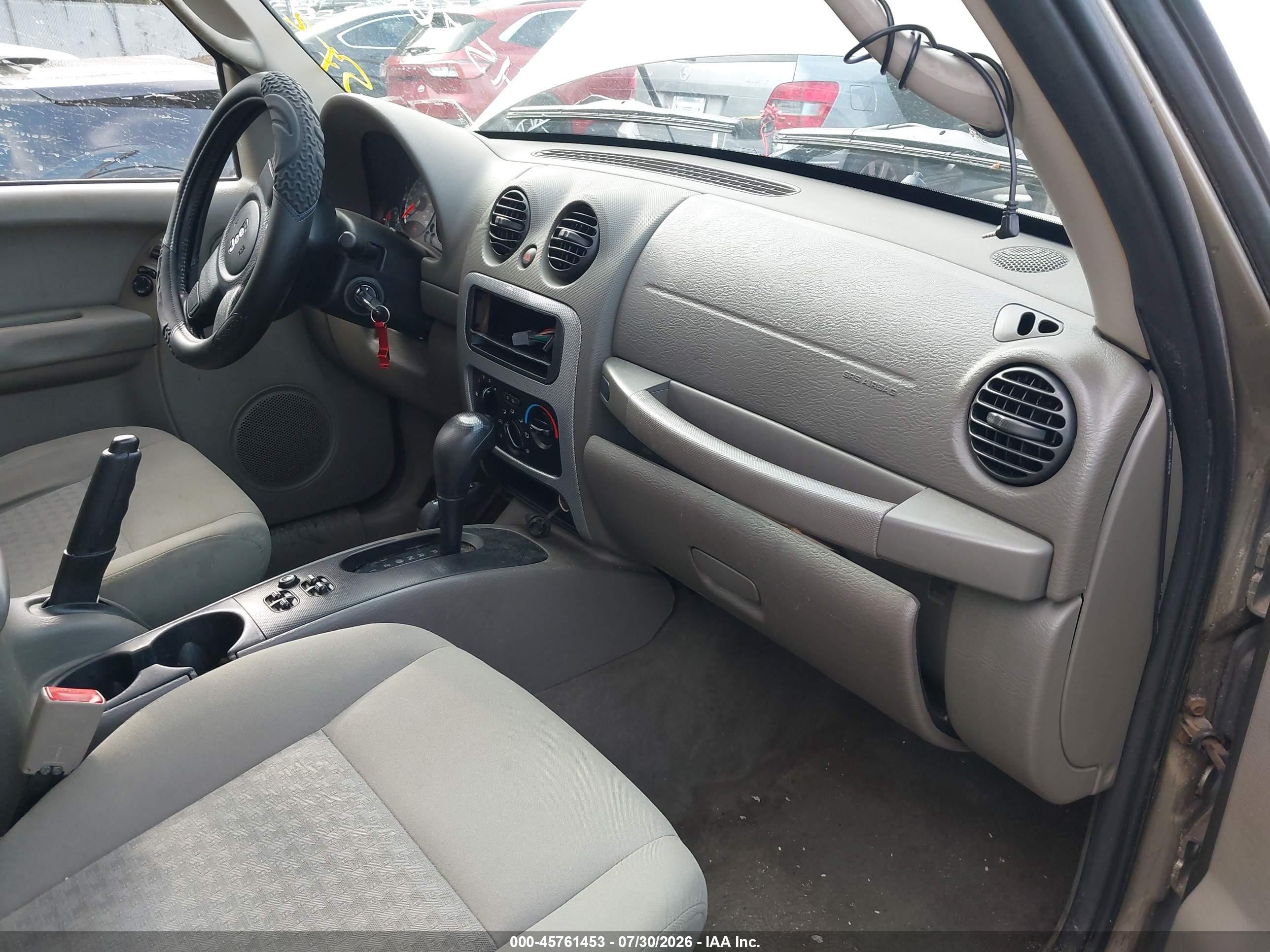 2006 Jeep Liberty Sport Beige vin: 1J4GL48K86W210137
