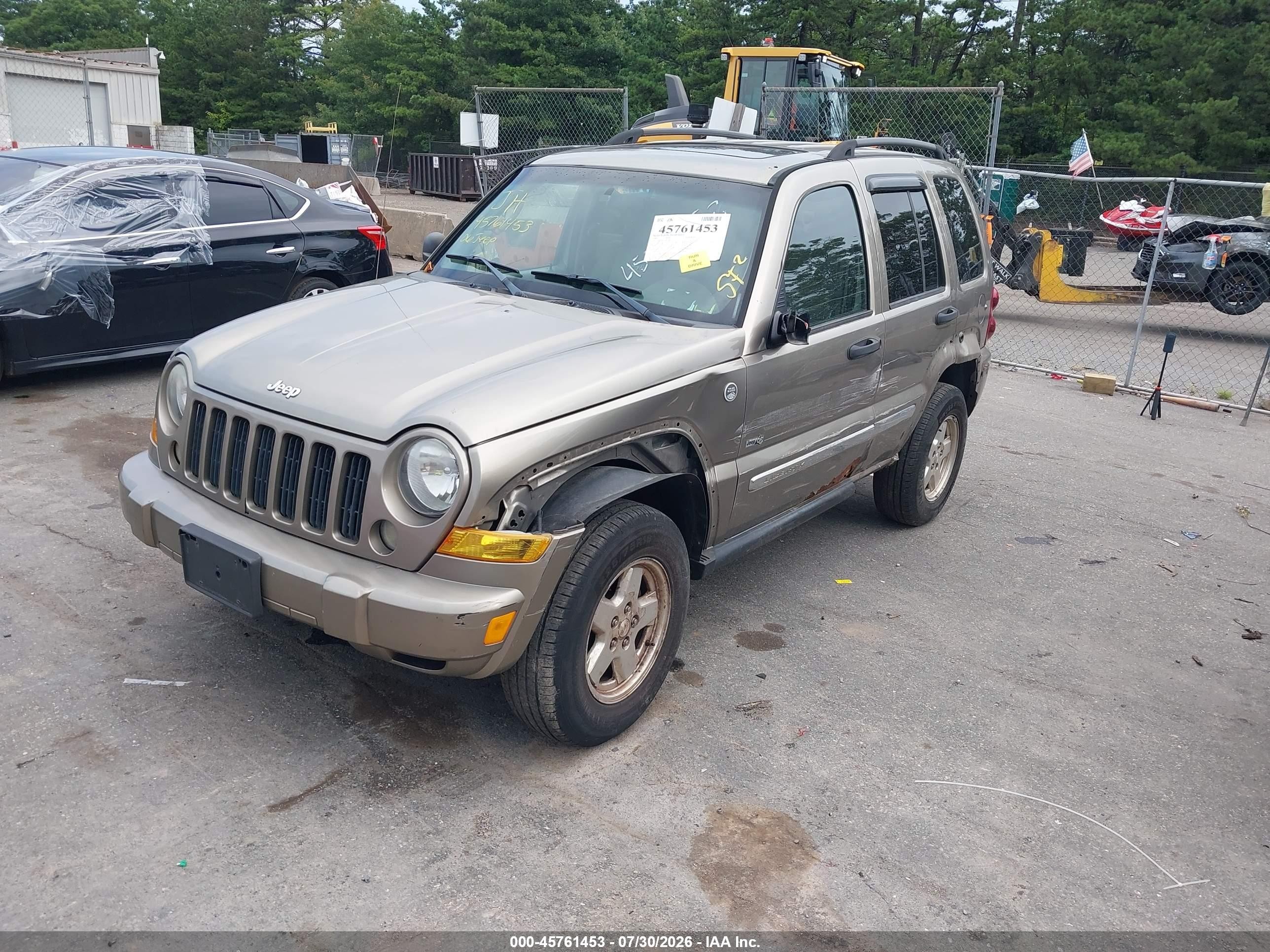 2006 Jeep Liberty Sport Beige vin: 1J4GL48K86W210137