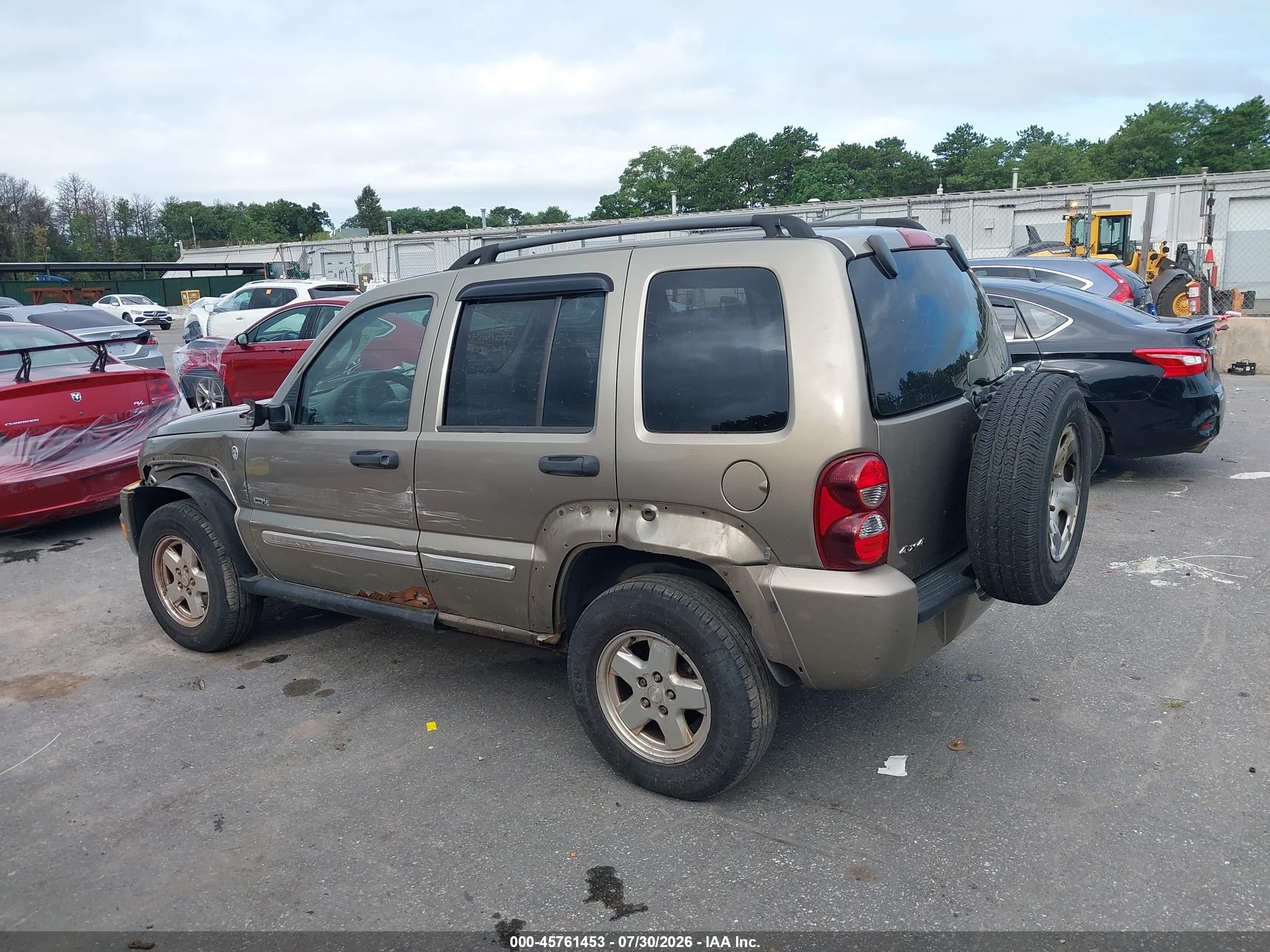 2006 Jeep Liberty Sport Beige vin: 1J4GL48K86W210137