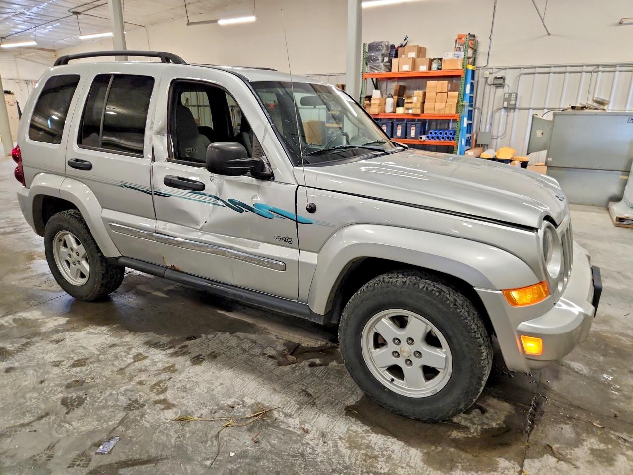 2006 Jeep Liberty Sport Silver vin: 1J4GL48K86W211059