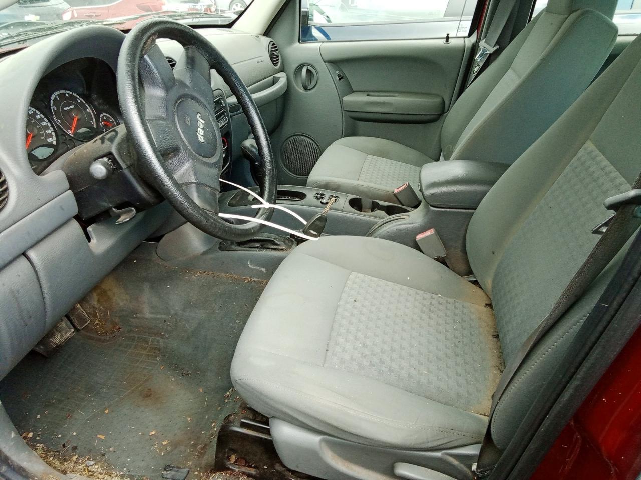 2006 Jeep Liberty Sport Красный vin: 1J4GL48K86W232560