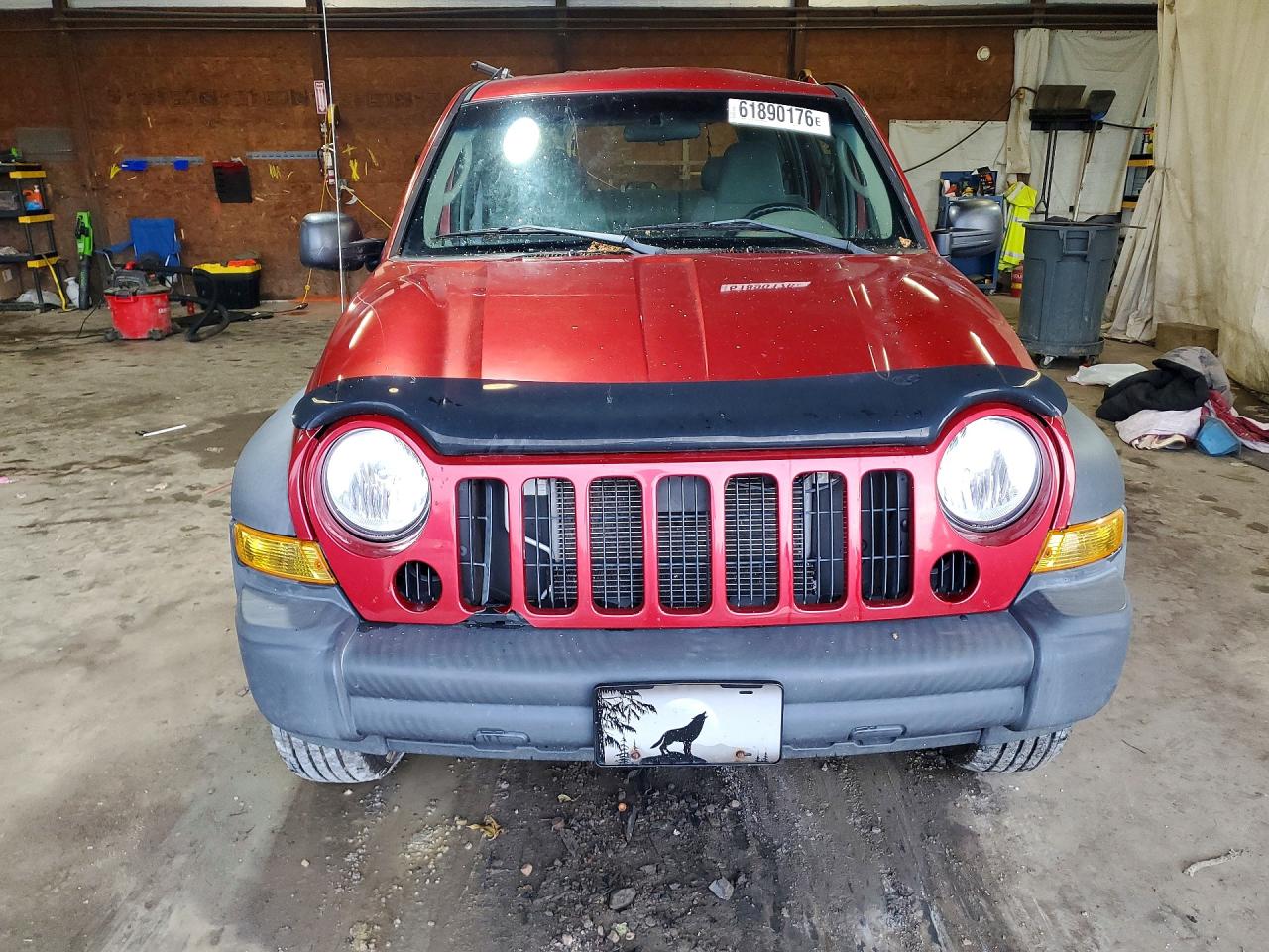 2006 Jeep Liberty Sport Красный vin: 1J4GL48K86W232560