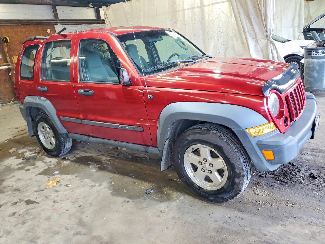 2006 Jeep Liberty Sport Красный vin: 1J4GL48K86W232560