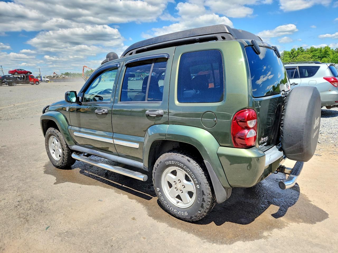 2006 Jeep Liberty Sport Green vin: 1J4GL48K86W267714