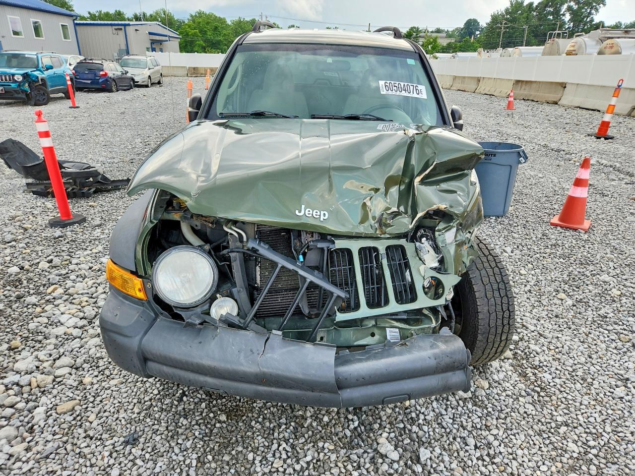 2007 Jeep Liberty Sport Зеленый vin: 1J4GL48K87W543391