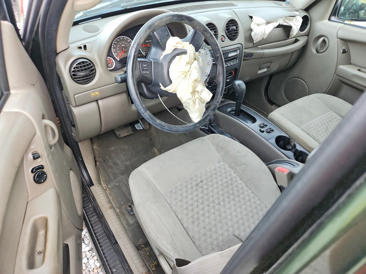 2007 Jeep Liberty Sport Зеленый vin: 1J4GL48K87W543391