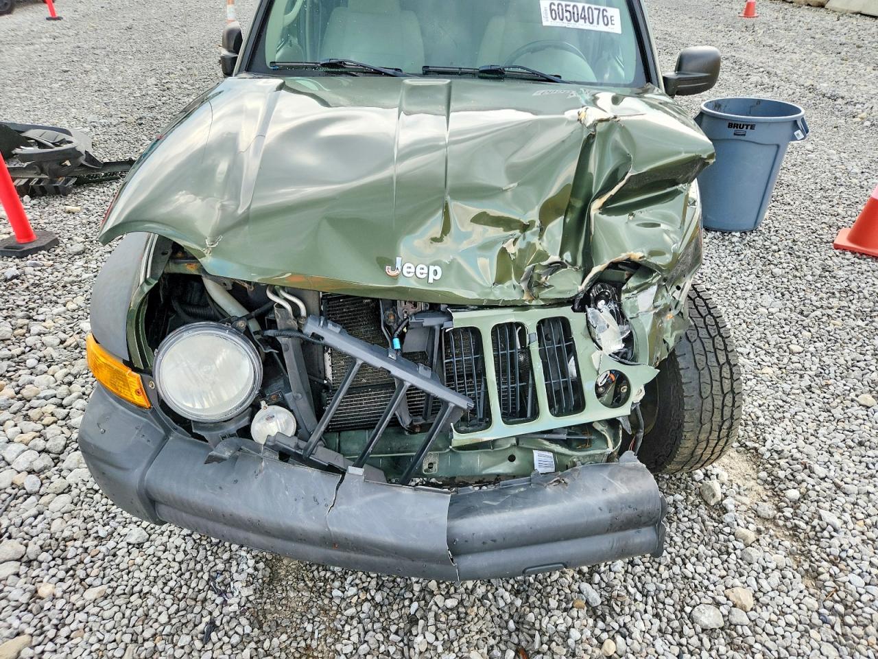 2007 Jeep Liberty Sport Зеленый vin: 1J4GL48K87W543391