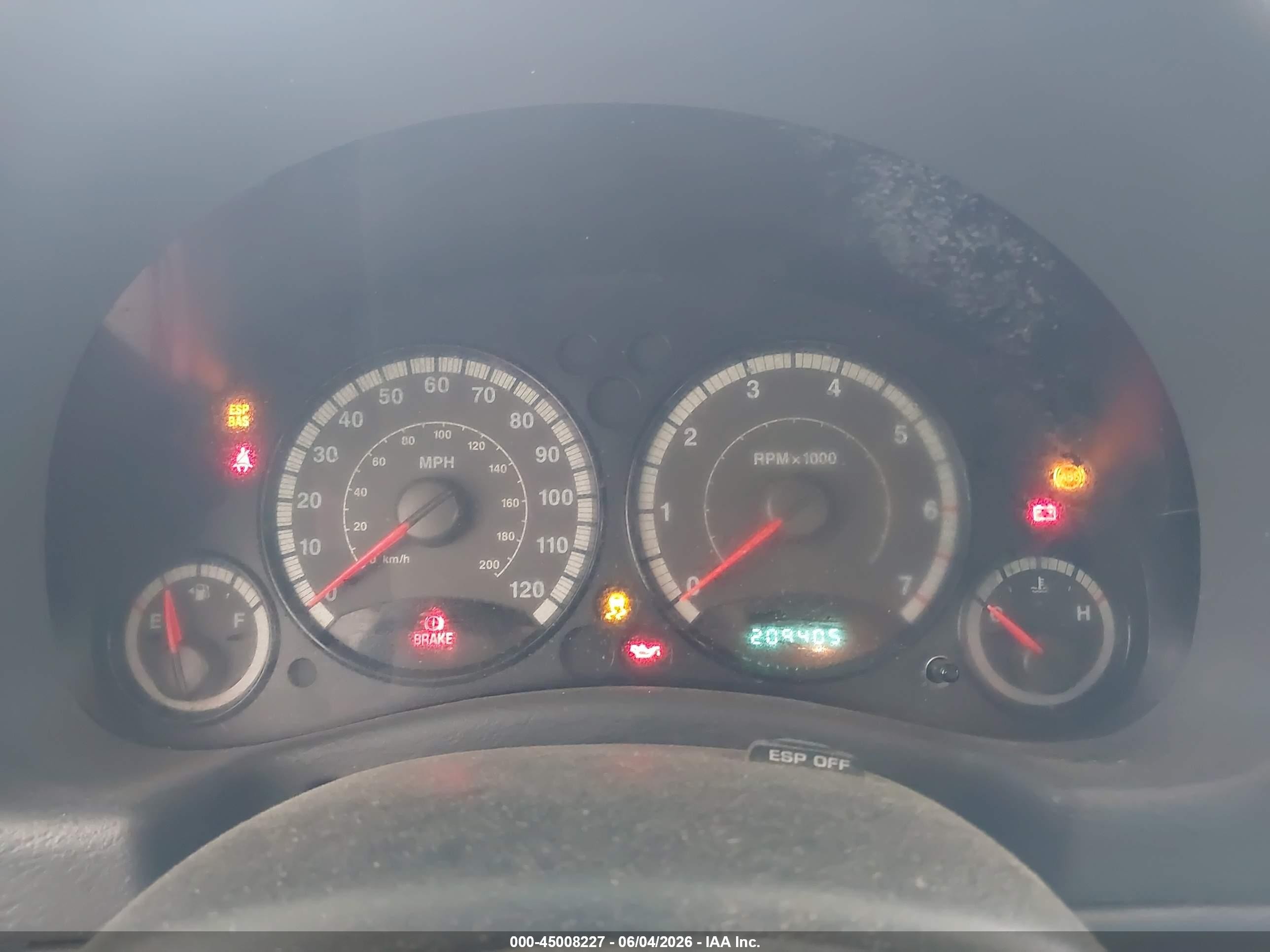 2007 Jeep Liberty Sport Red vin: 1J4GL48K87W573281