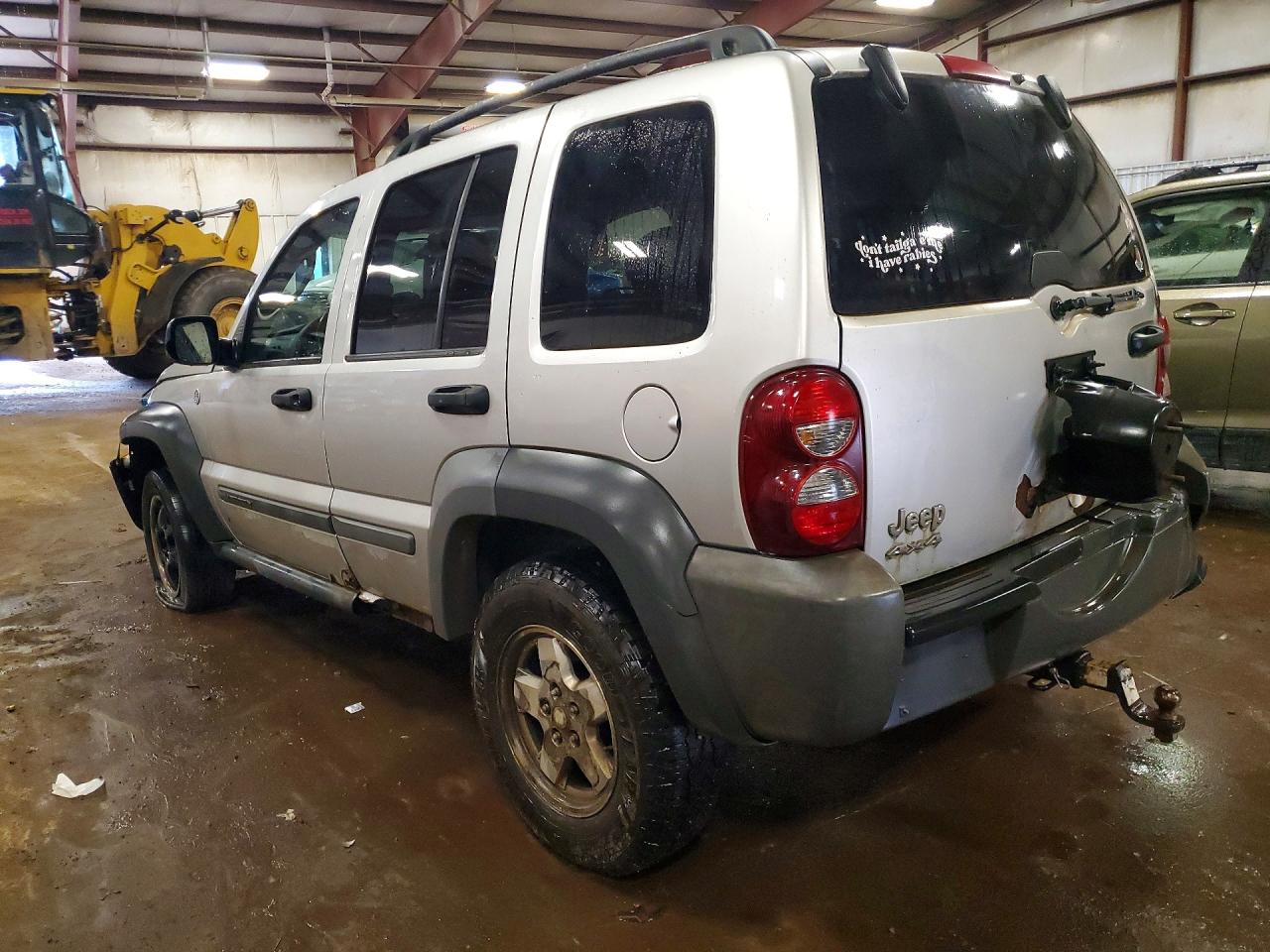 2007 Jeep Liberty Sport Silver vin: 1J4GL48K87W696434