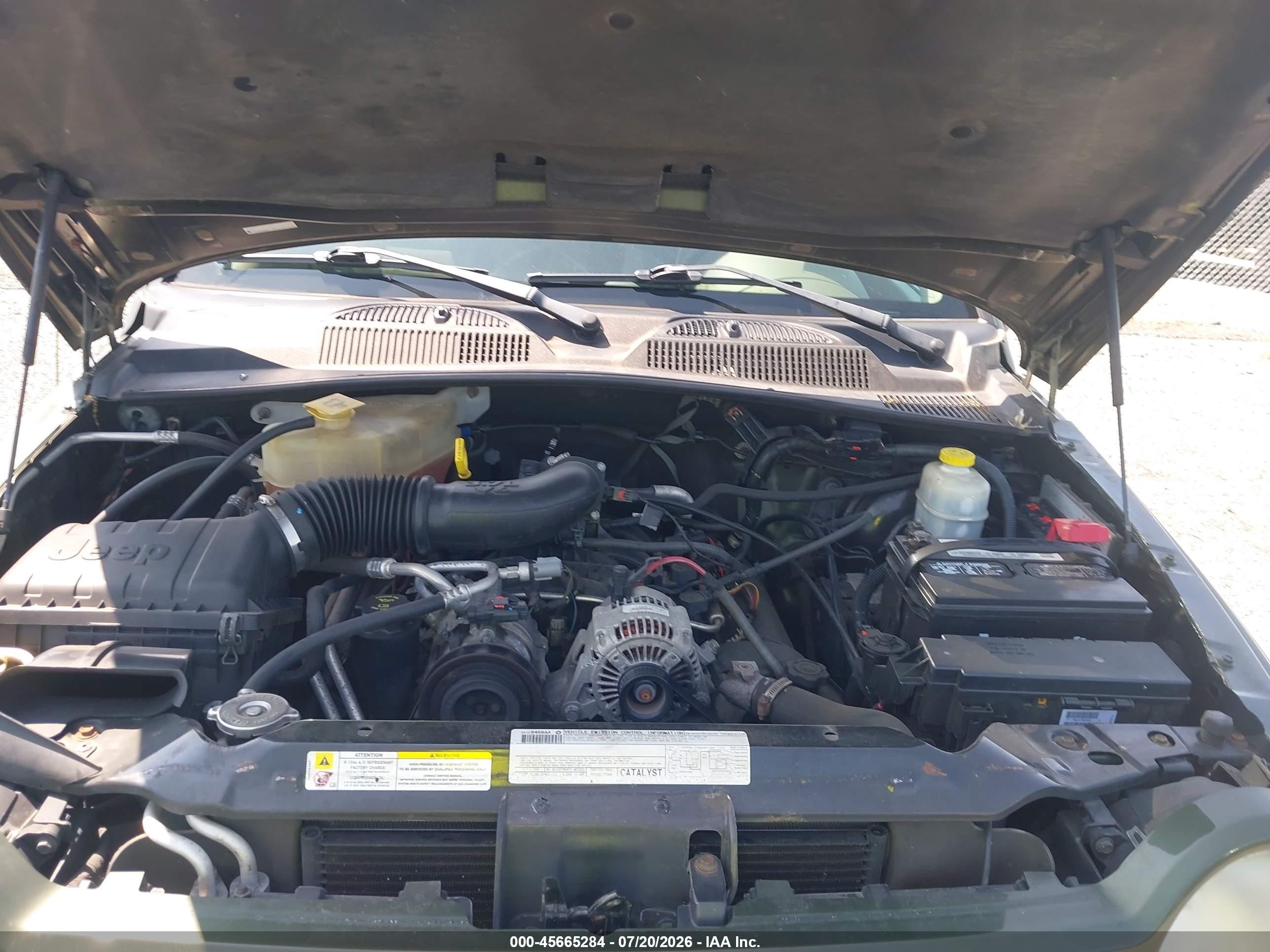 2007 Jeep Liberty Sport Green vin: 1J4GL48K87W697437