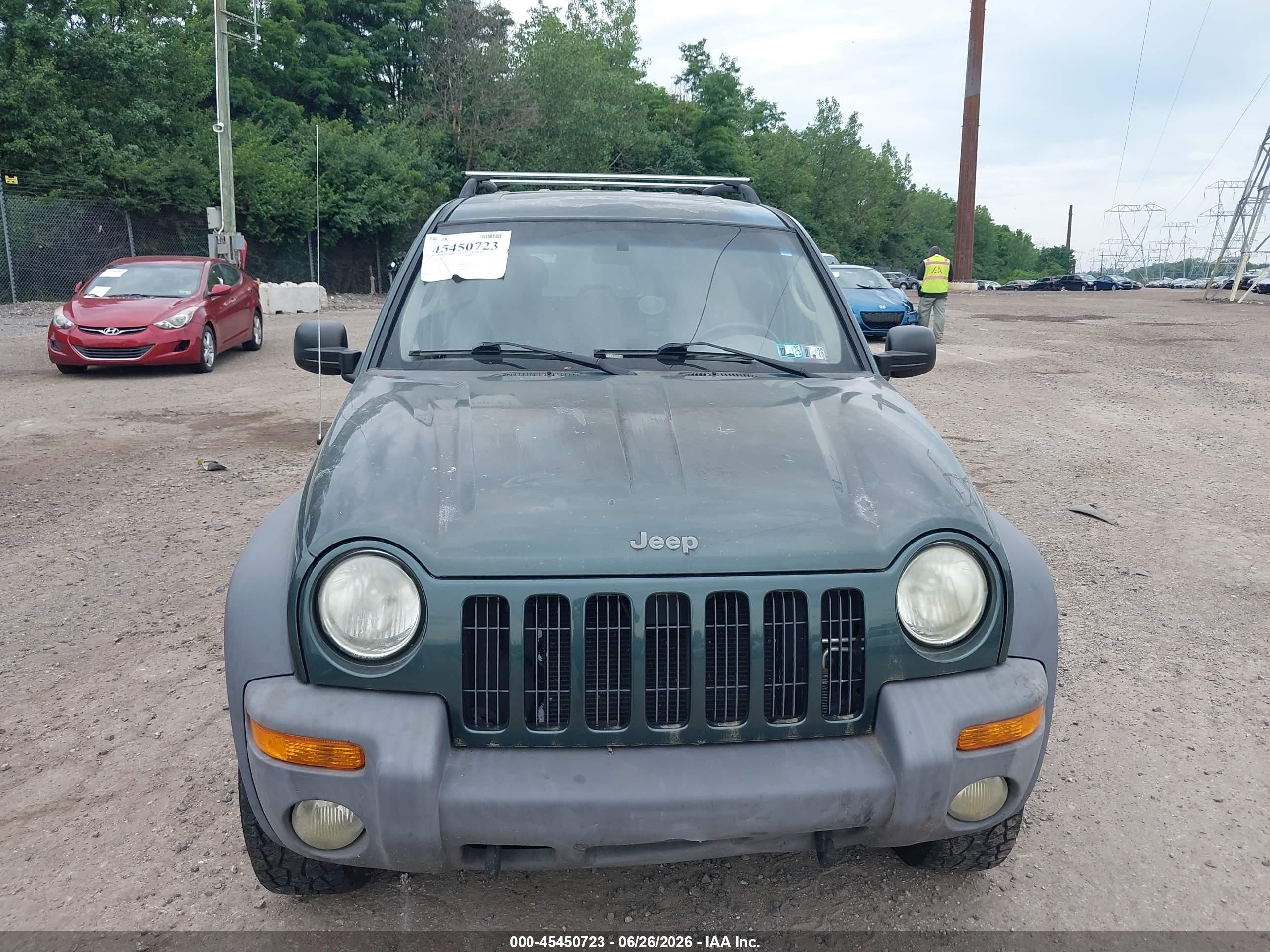 2002 Jeep Liberty Sport Green vin: 1J4GL48K92W197960