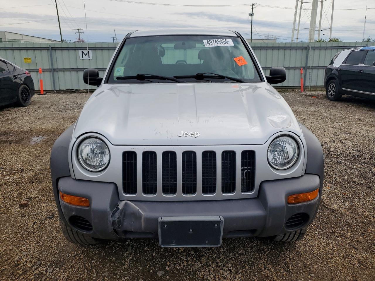 2002 Jeep Liberty Sport Silver vin: 1J4GL48K92W343628