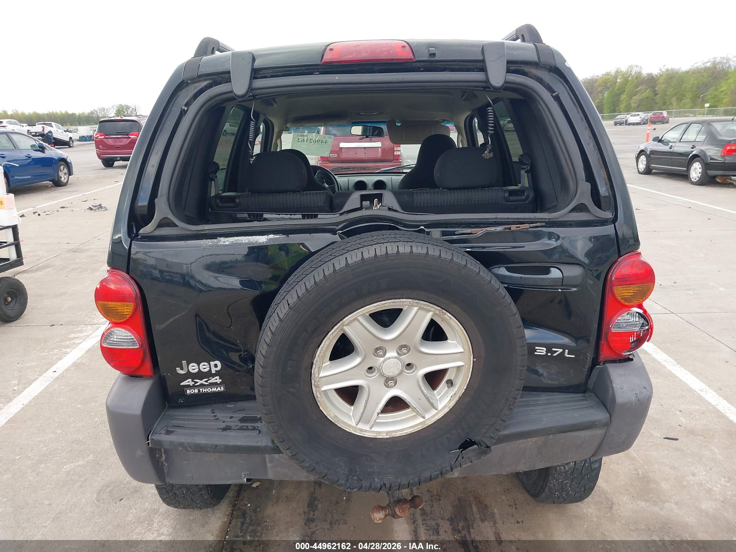 2003 Jeep Liberty Sport Черный vin: 1J4GL48K93W501595