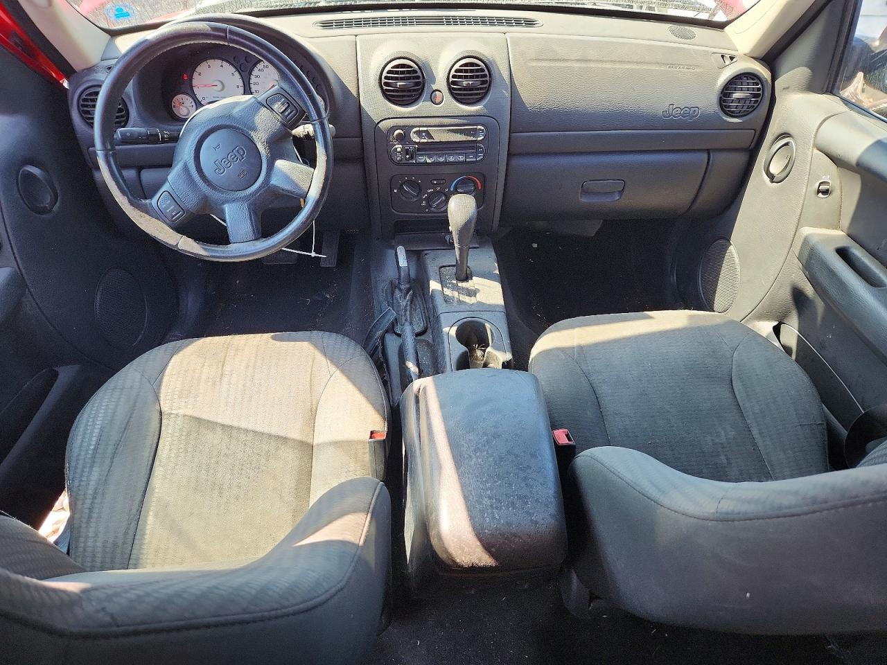 2003 Jeep Liberty Sport Red vin: 1J4GL48K93W528019