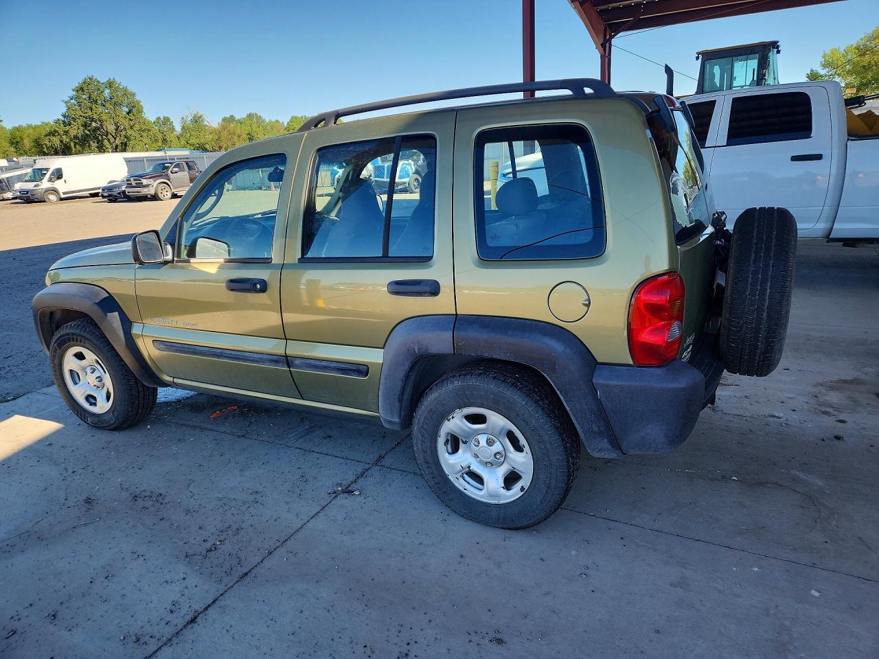 2003 Jeep Liberty Sport Green vin: 1J4GL48K93W583232
