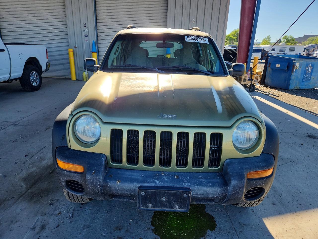 2003 Jeep Liberty Sport Green vin: 1J4GL48K93W583232