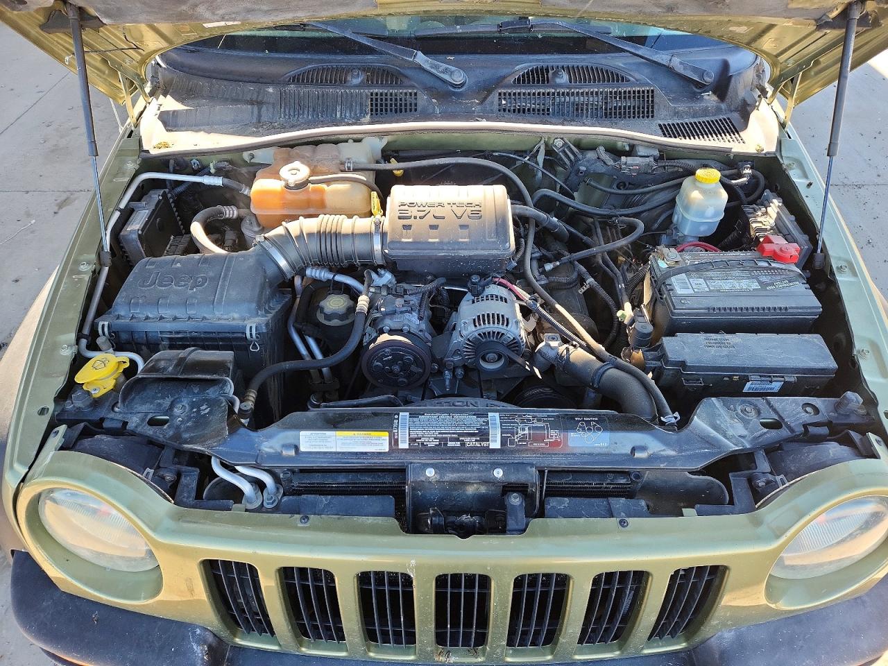 2003 Jeep Liberty Sport Green vin: 1J4GL48K93W583232