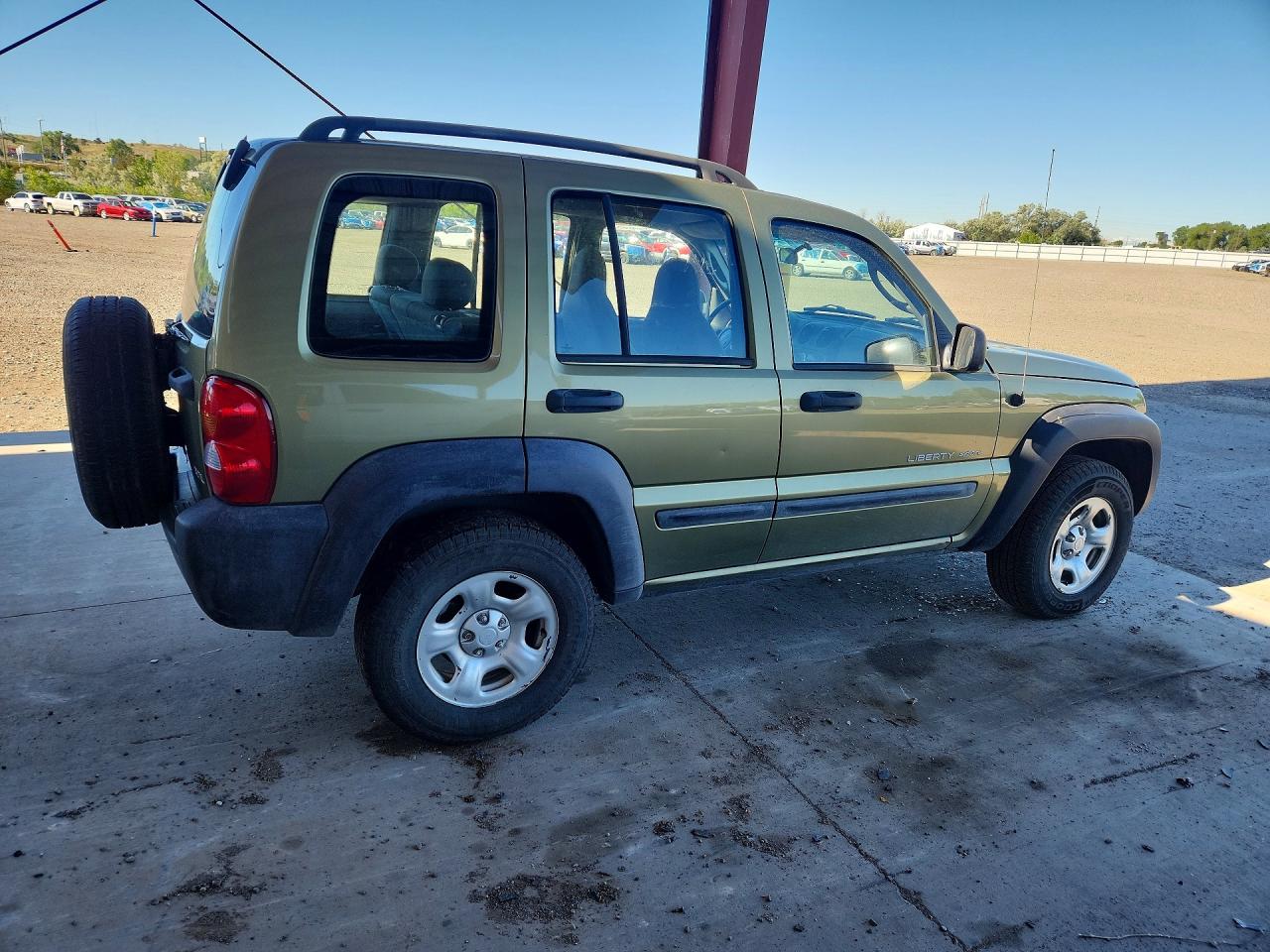 2003 Jeep Liberty Sport Green vin: 1J4GL48K93W583232