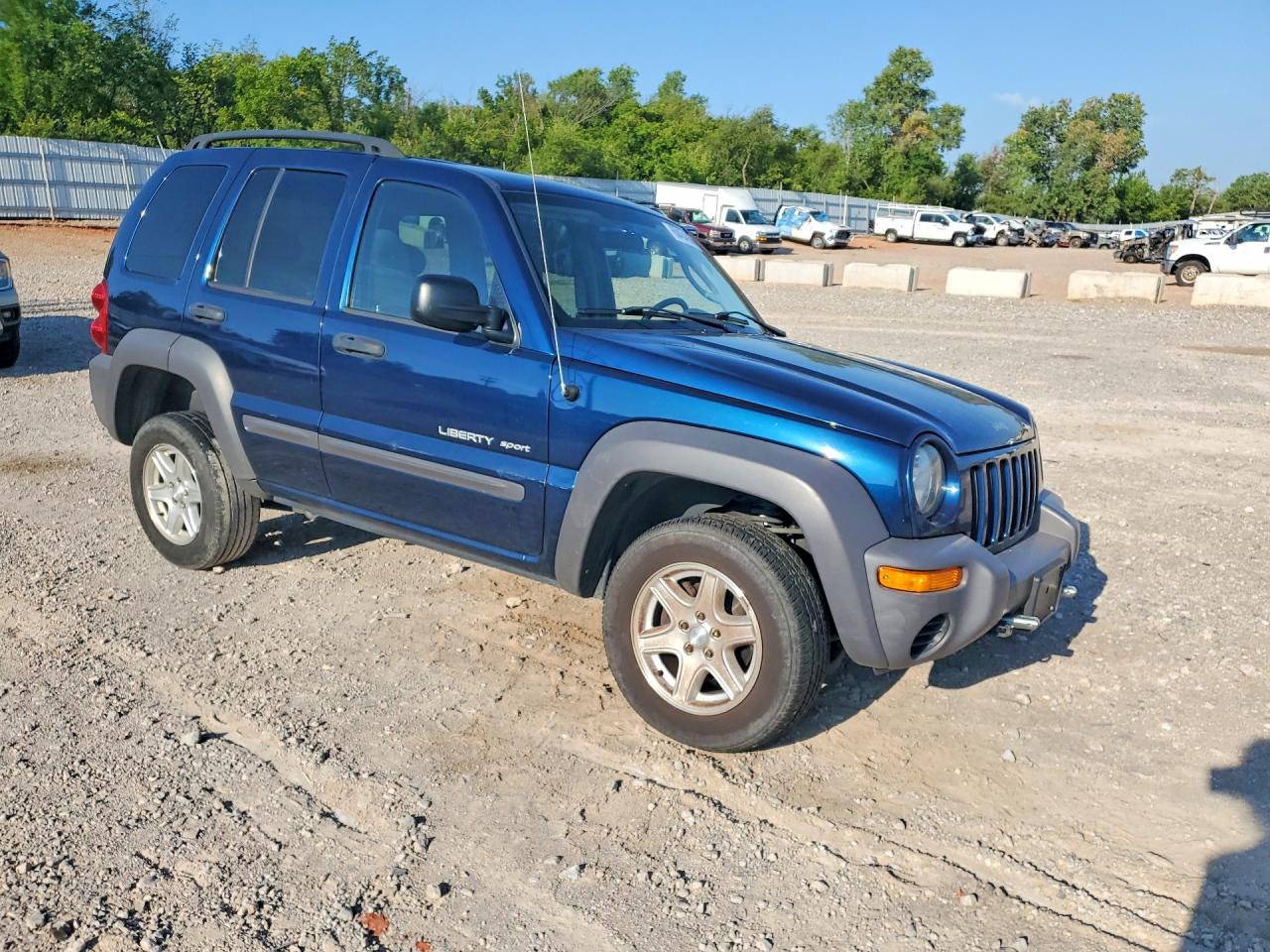 2003 Jeep Liberty Sport Blue vin: 1J4GL48K93W617721