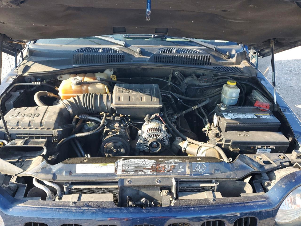 2003 Jeep Liberty Sport Blue vin: 1J4GL48K93W617721