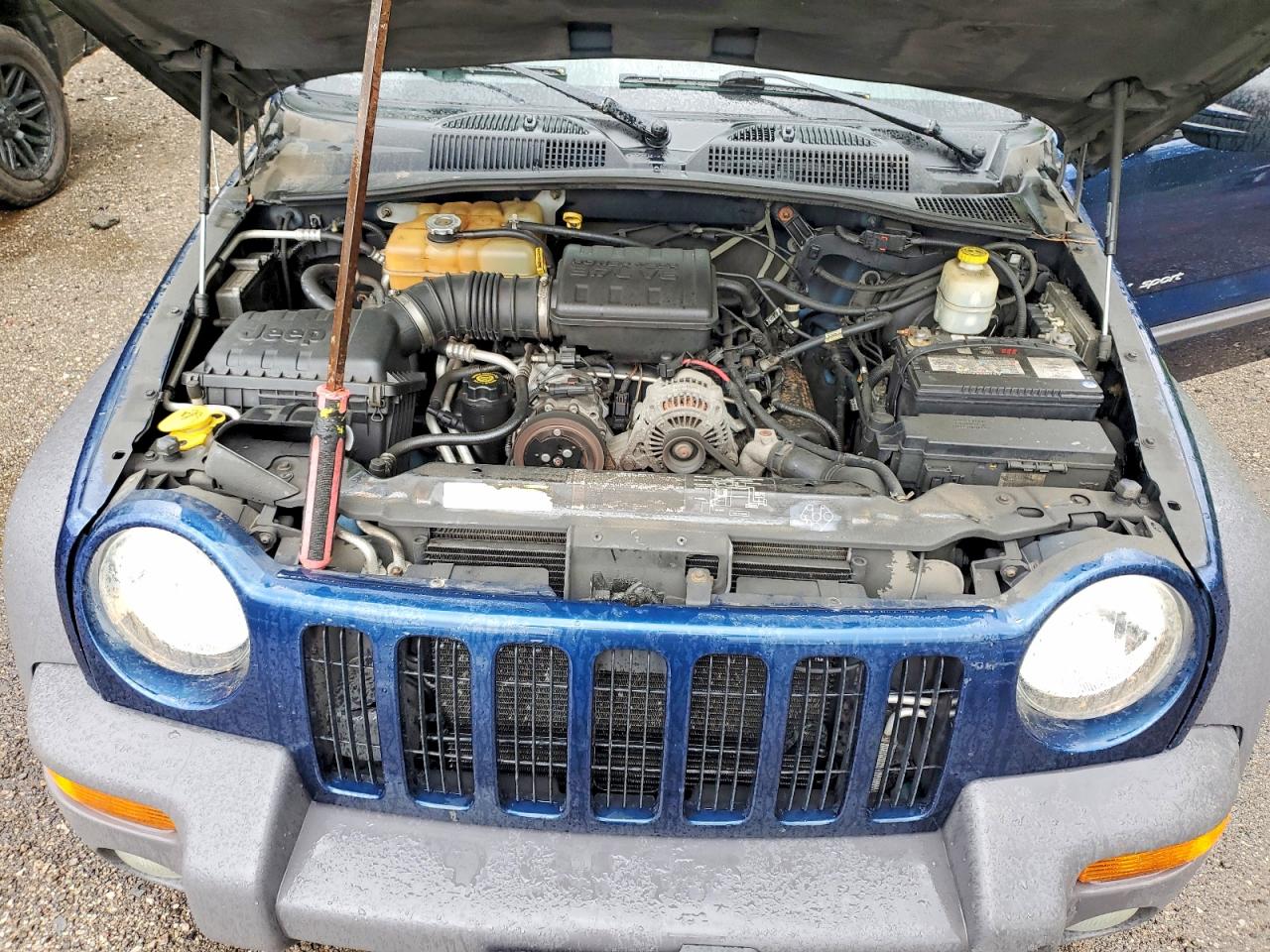 2003 Jeep Liberty Sport Blue vin: 1J4GL48K93W715521