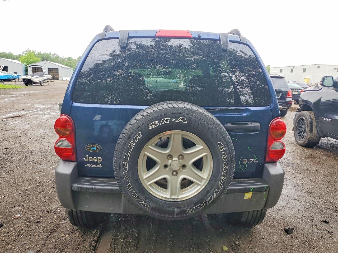 2003 Jeep Liberty Sport Blue vin: 1J4GL48K93W715521