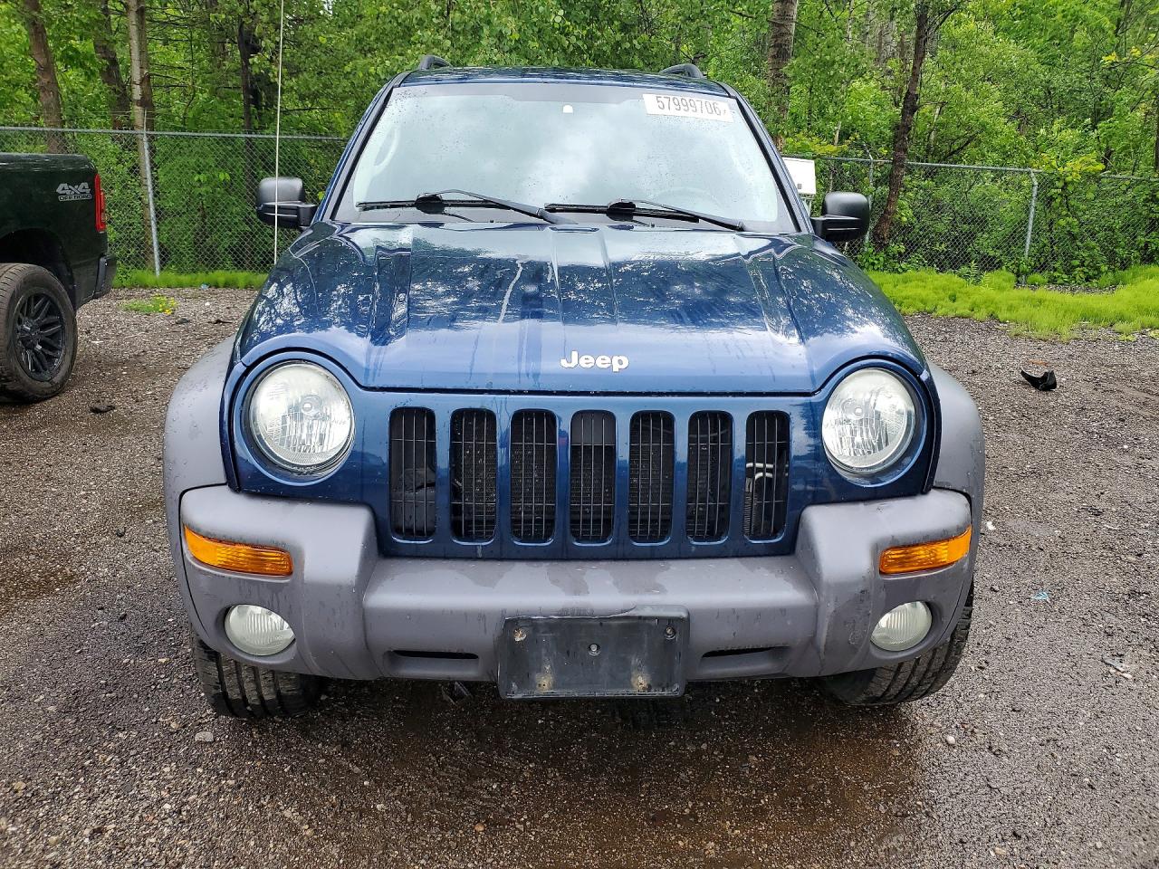 2003 Jeep Liberty Sport Blue vin: 1J4GL48K93W715521