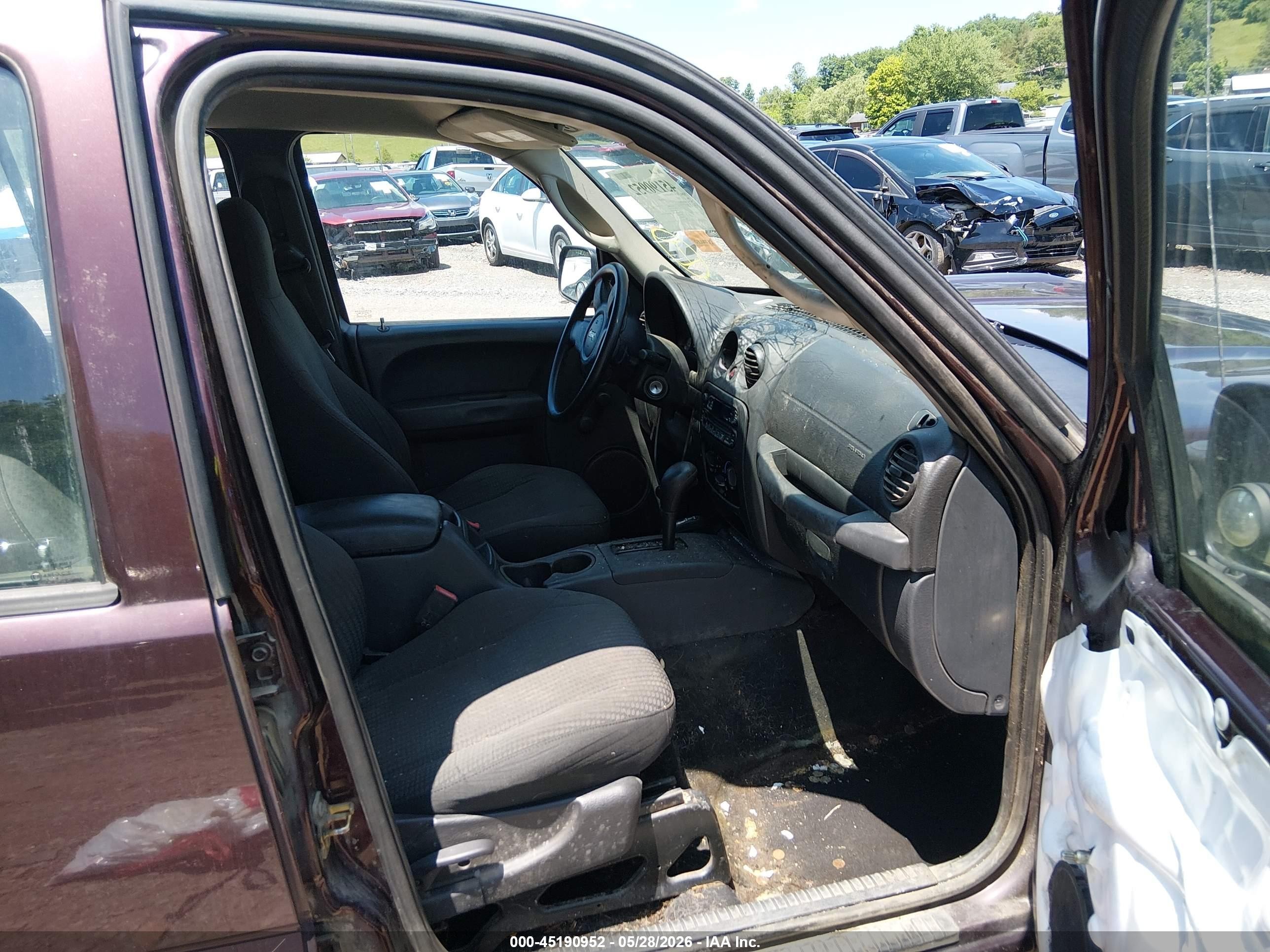 2004 Jeep Liberty Sport Purple vin: 1J4GL48K94W319025