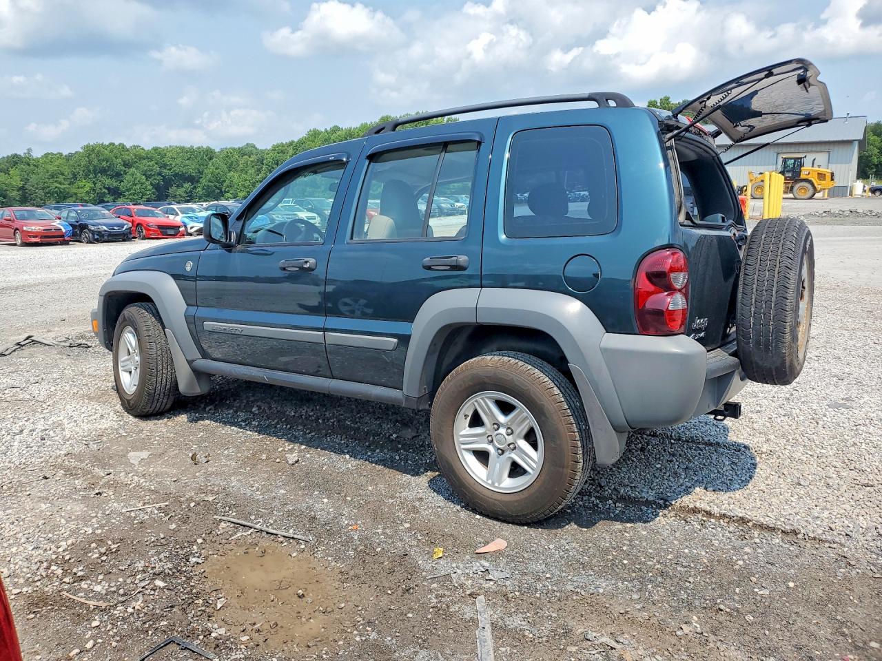 2005 Jeep Liberty Sport Teal vin: 1J4GL48K95W653511