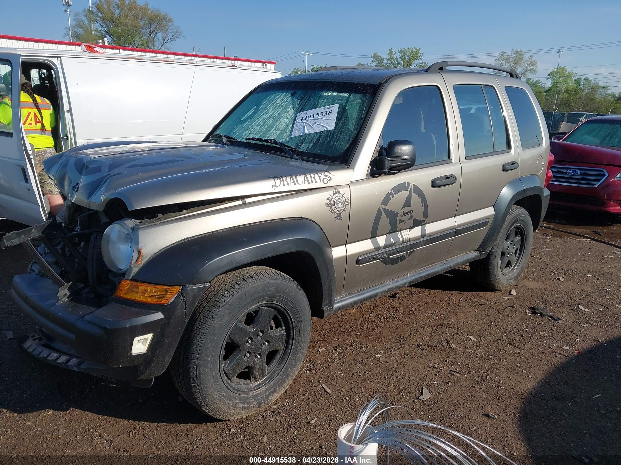 2006 Jeep Liberty Sport Желто-коричневый vin: 1J4GL48K96W124349