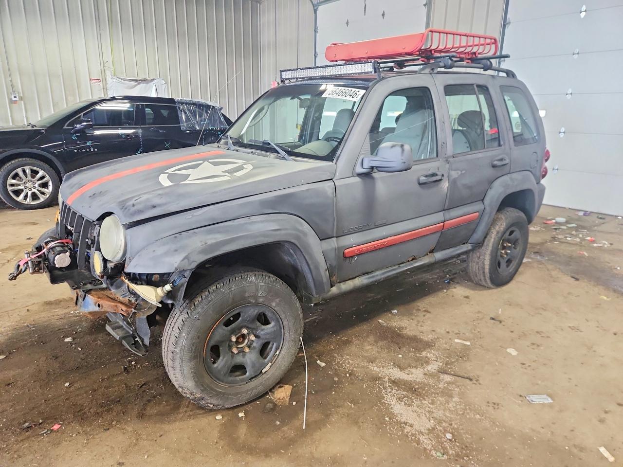 2006 Jeep Liberty Sport Black vin: 1J4GL48K96W272971