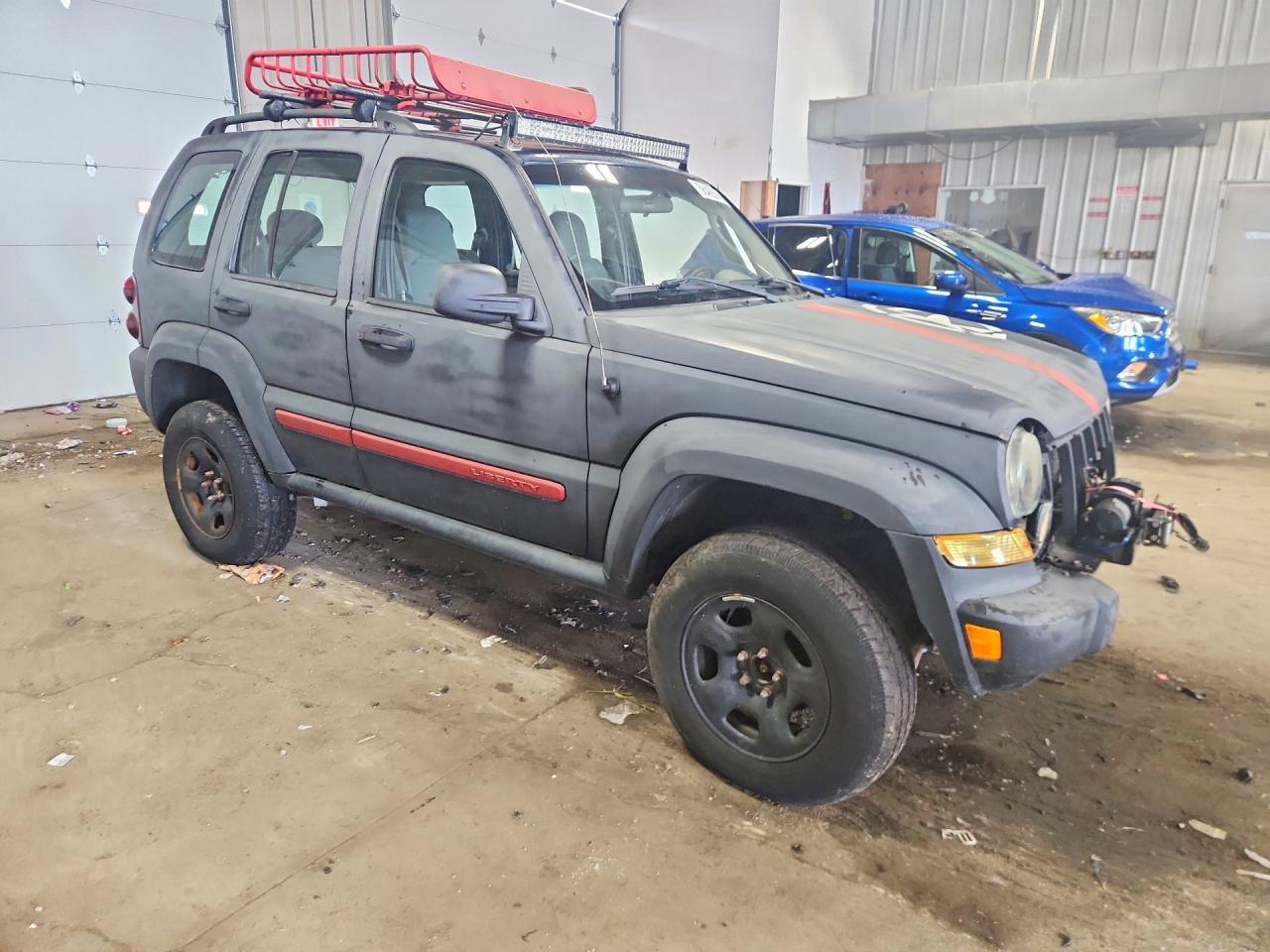2006 Jeep Liberty Sport Black vin: 1J4GL48K96W272971