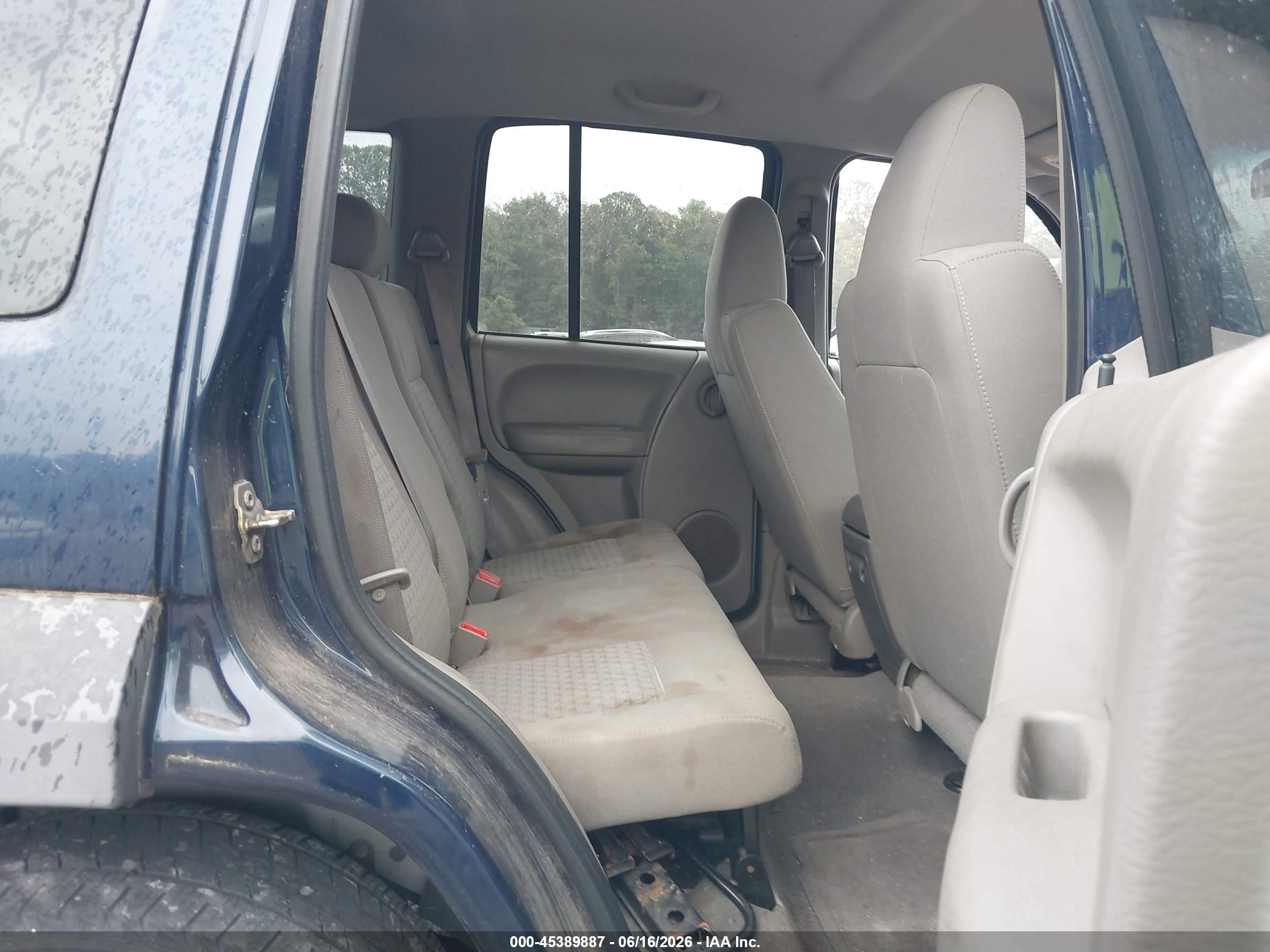 2007 Jeep Liberty Sport Blue vin: 1J4GL48K97W542282