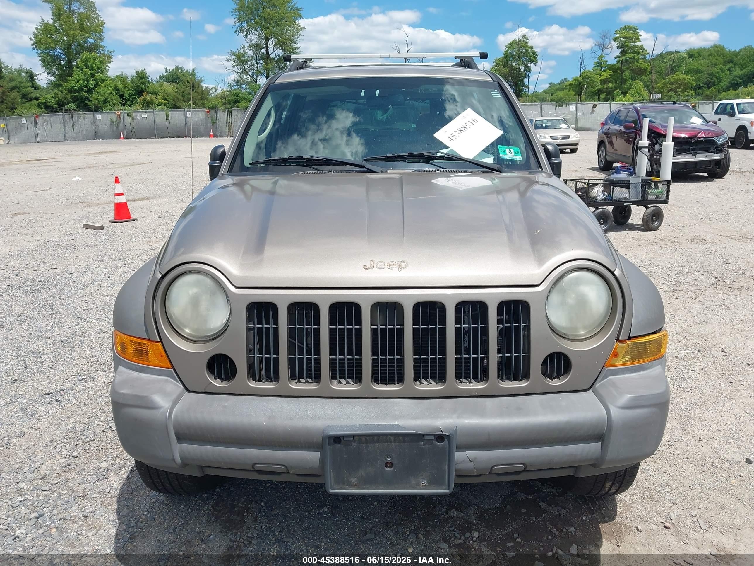2007 Jeep Liberty Sport Brown vin: 1J4GL48K97W637327