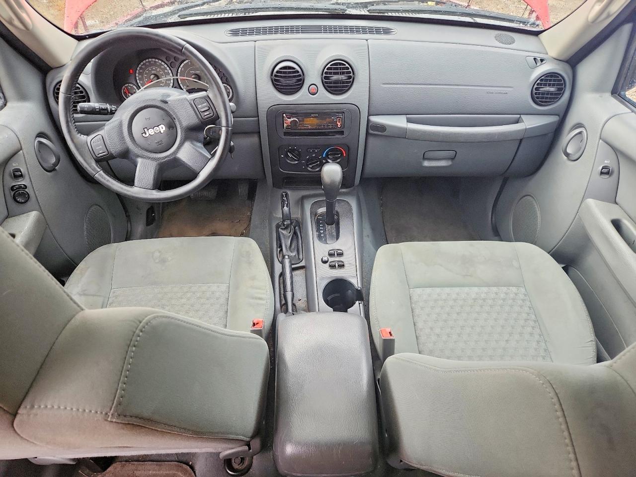 2007 Jeep Liberty Sport Red vin: 1J4GL48K97W685359