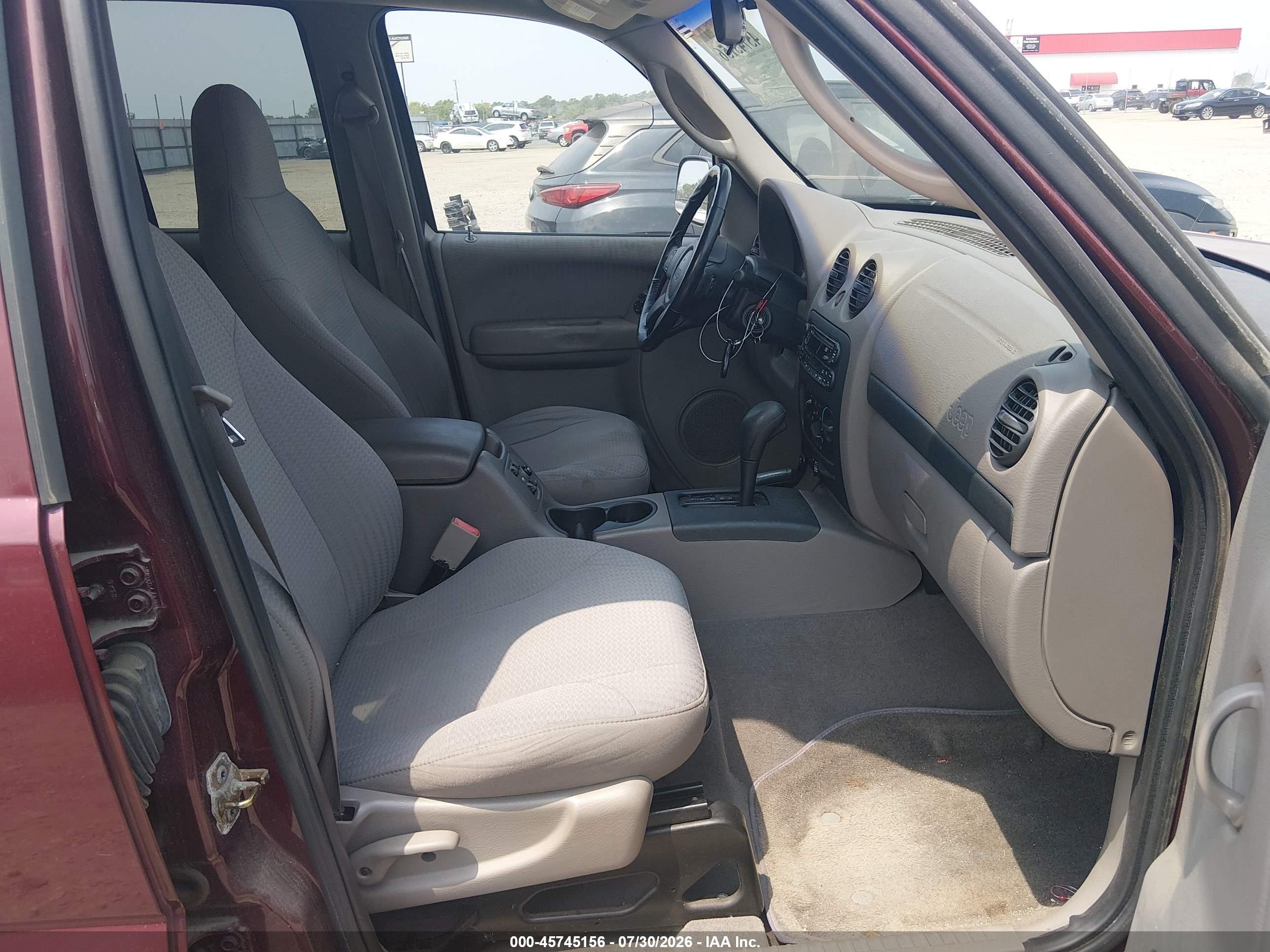2002 Jeep Liberty Sport Maroon vin: 1J4GL48KX2W118747