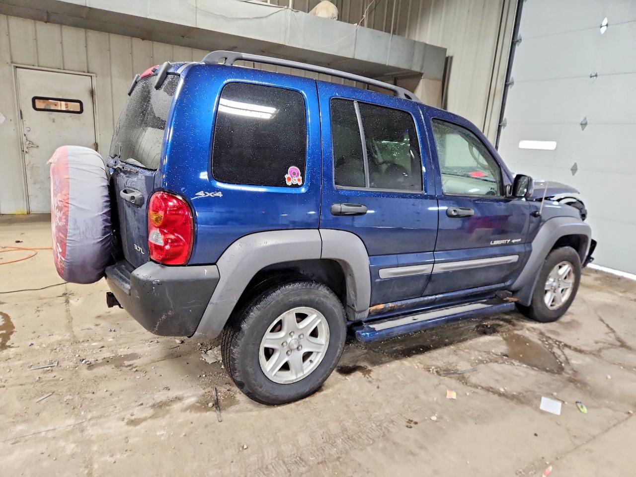 2002 Jeep Liberty Sport Blue vin: 1J4GL48KX2W202454